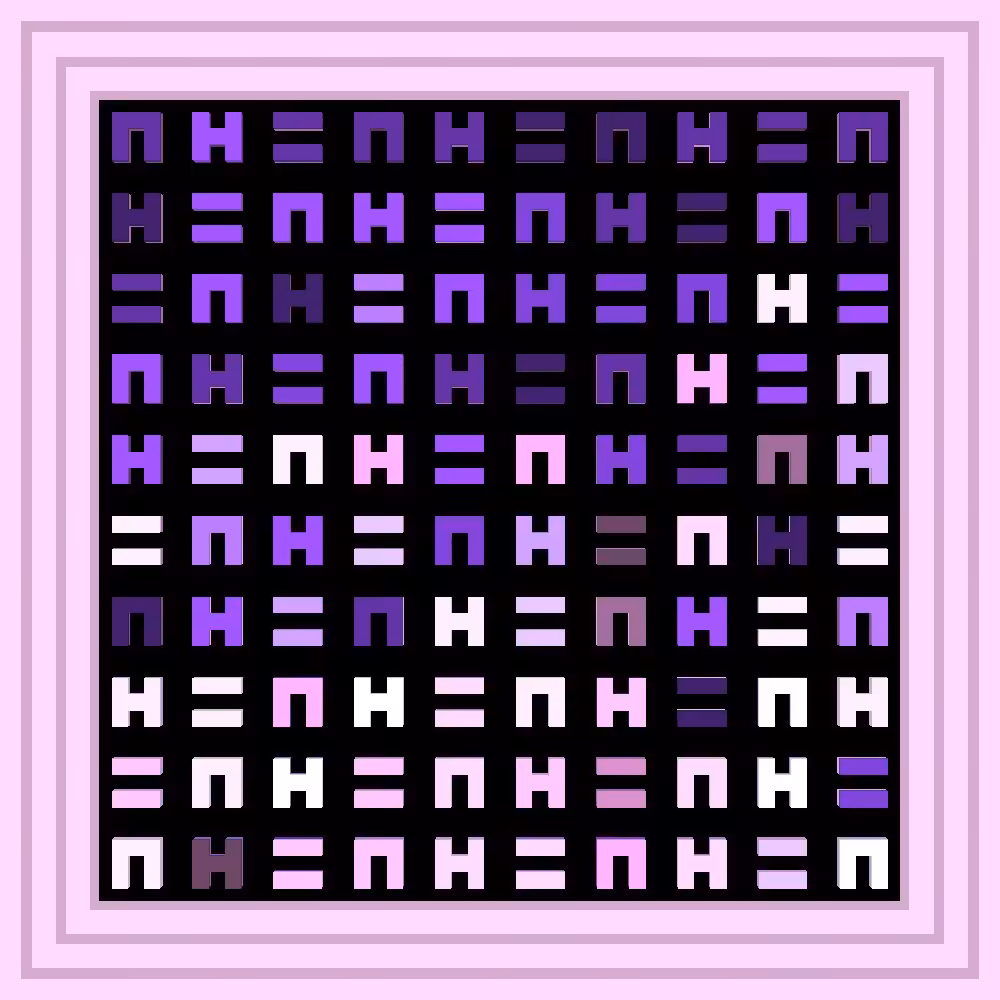 Pet Duck :: Procedural Symbols (H=N) #512/1000