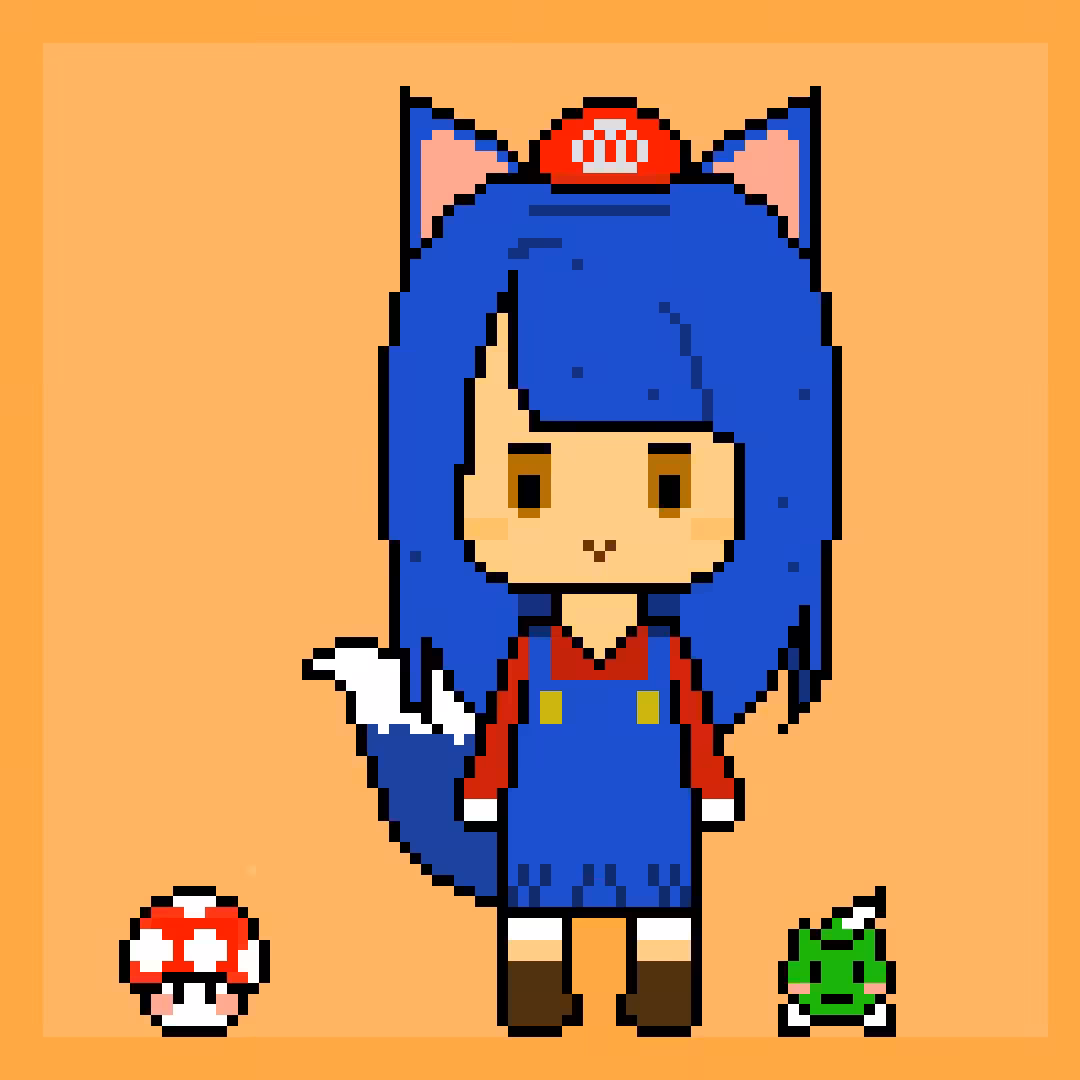 BlueFoxy #003 - version Mario.