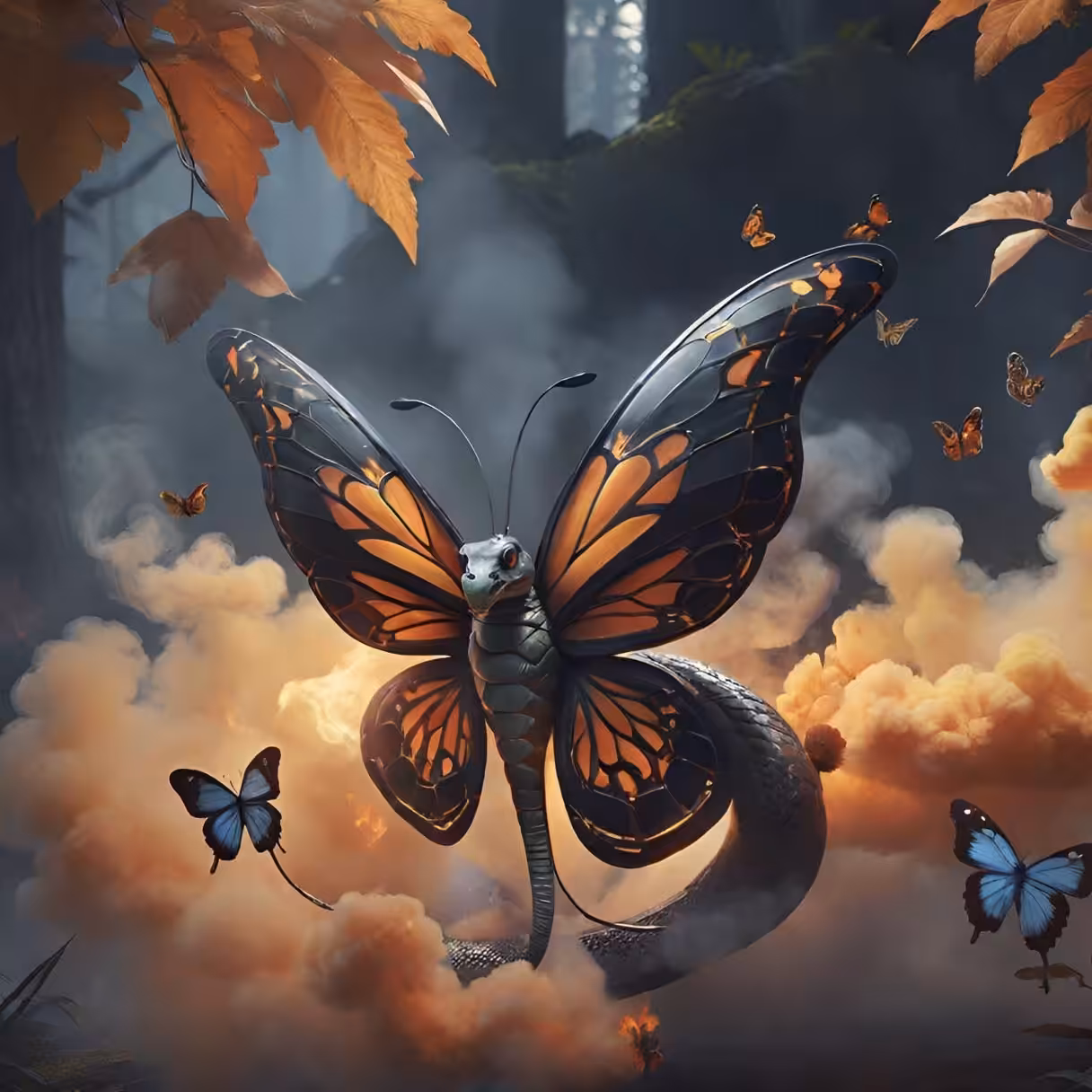 Butterfly and Snake #6