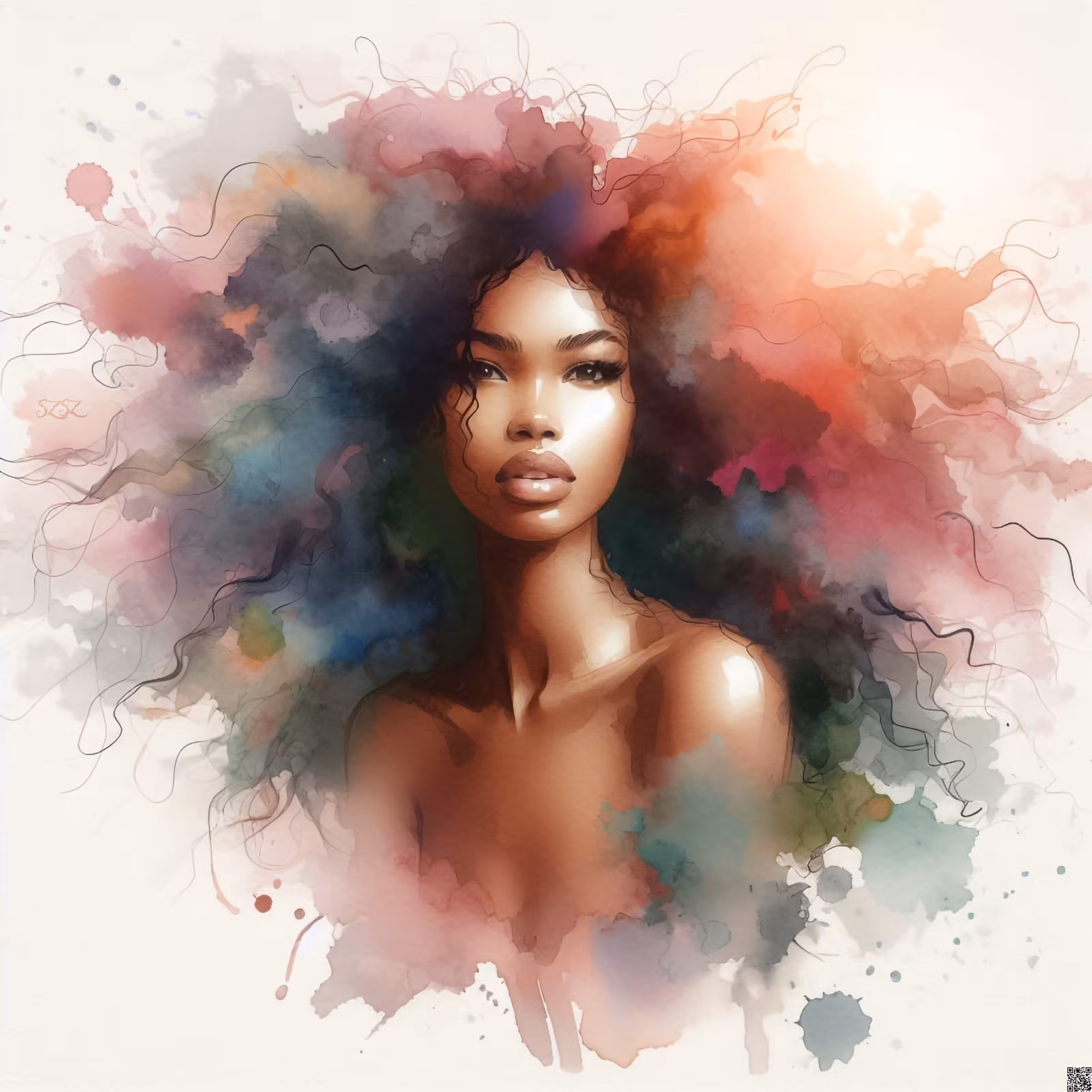 🎨Feminine Beauty in Paint#101