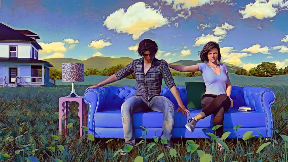 The Blue Sofa #1