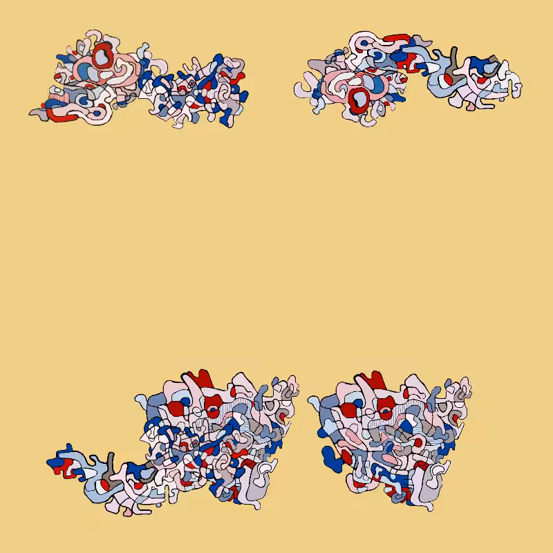 Swim in Dubuffet Thought #29