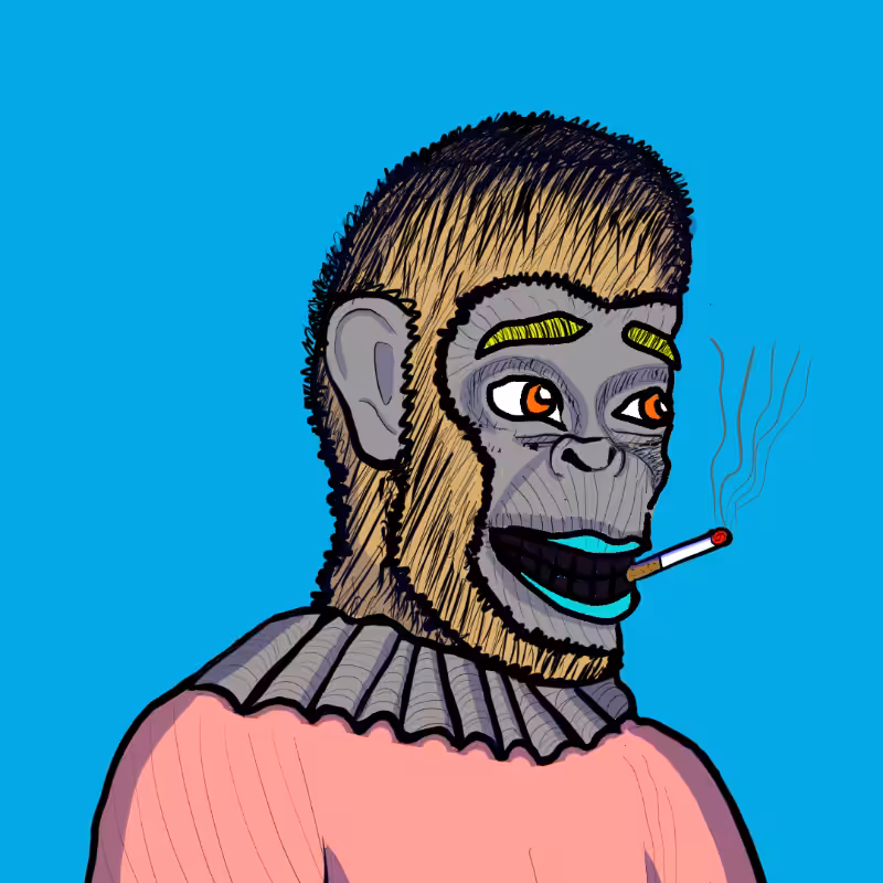 Clown Ape Club Tezos Ultra Superior-CACTUS #31