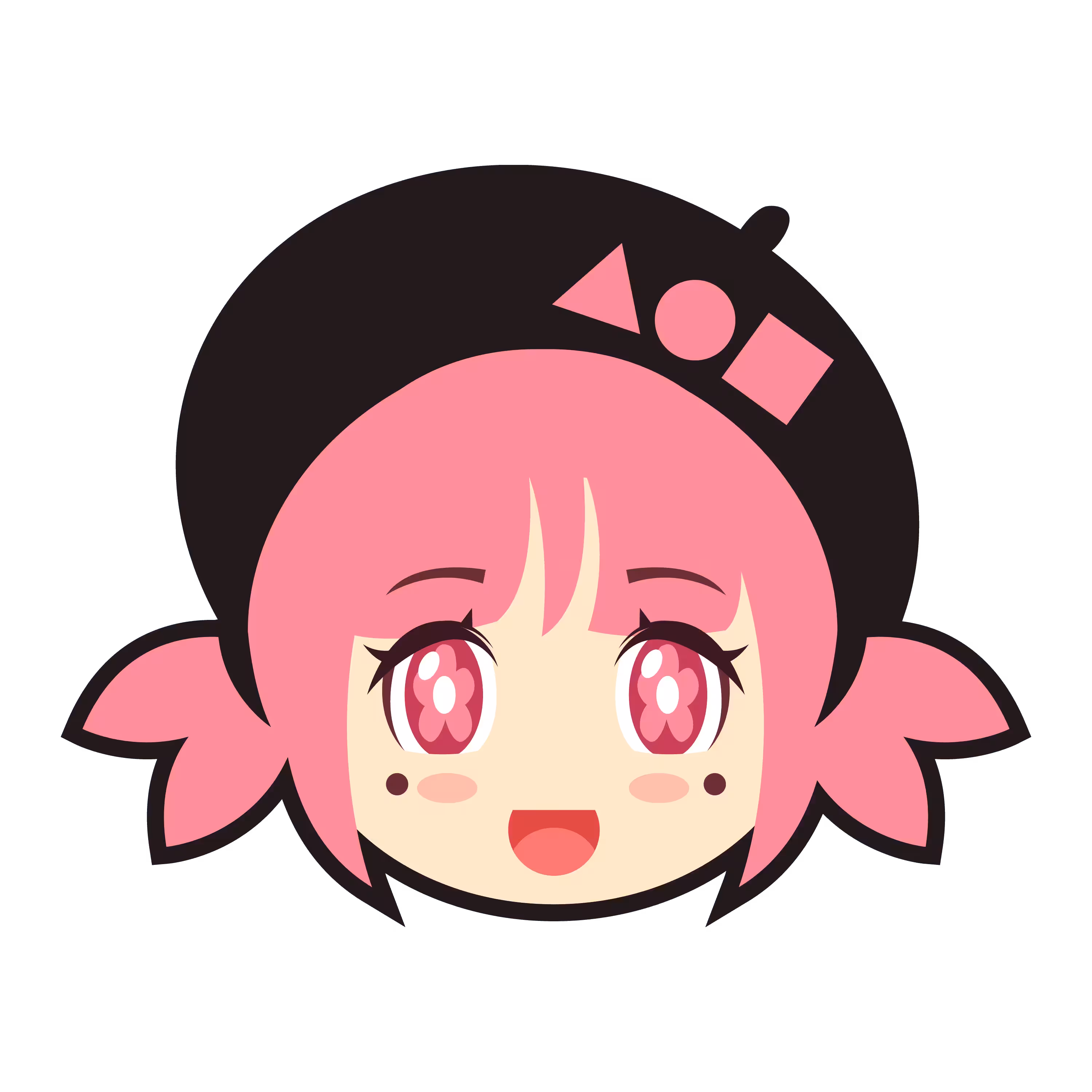 MOE TAN STICKER
