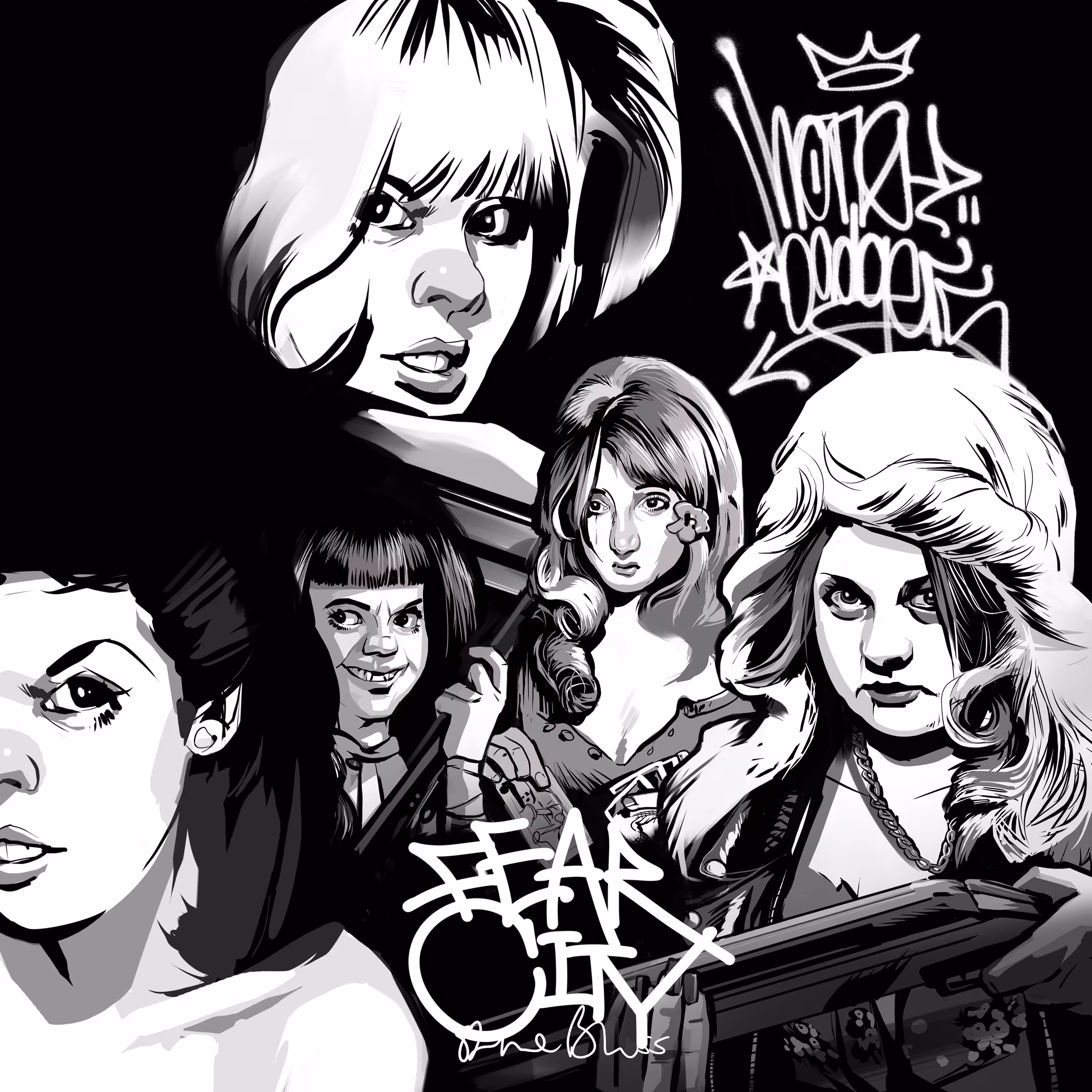 Honey Badgers Album Cover (for their unreleased album)
