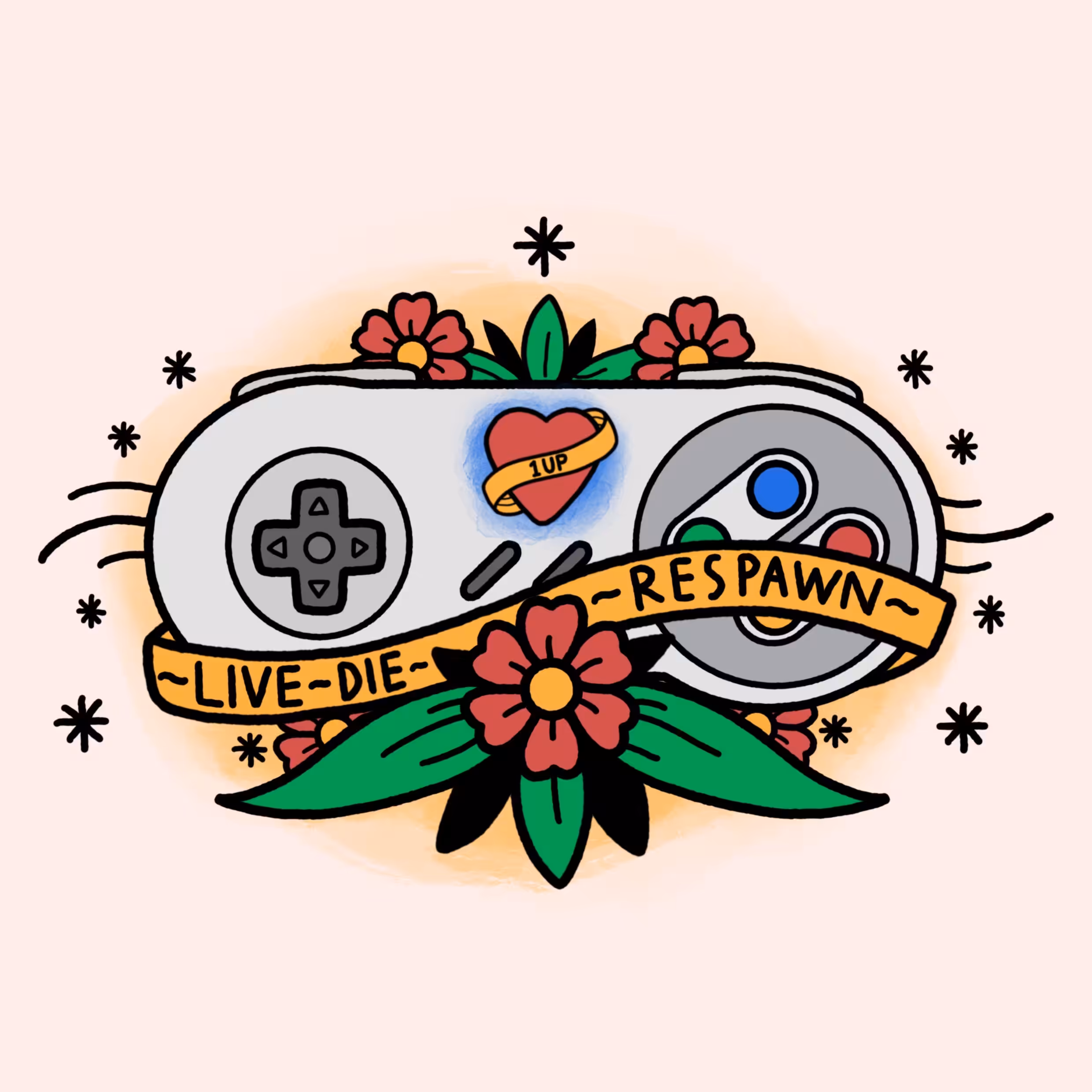 live, die, respawn
