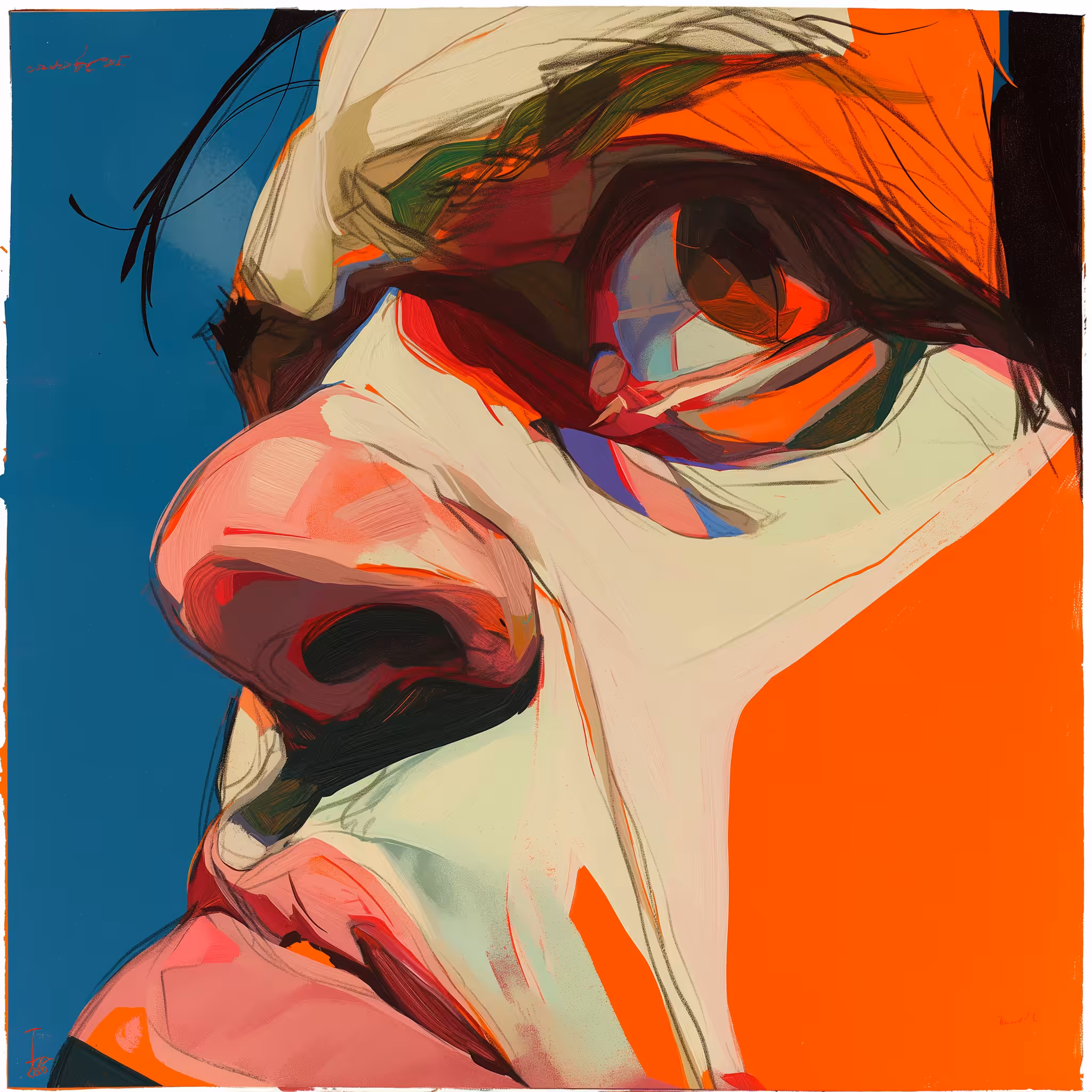 Faces - Study Sketch #228