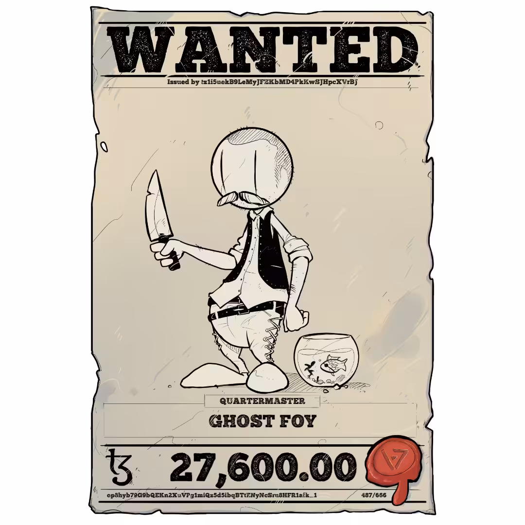GHOST FOY | TEZOS PIRATE 487/666