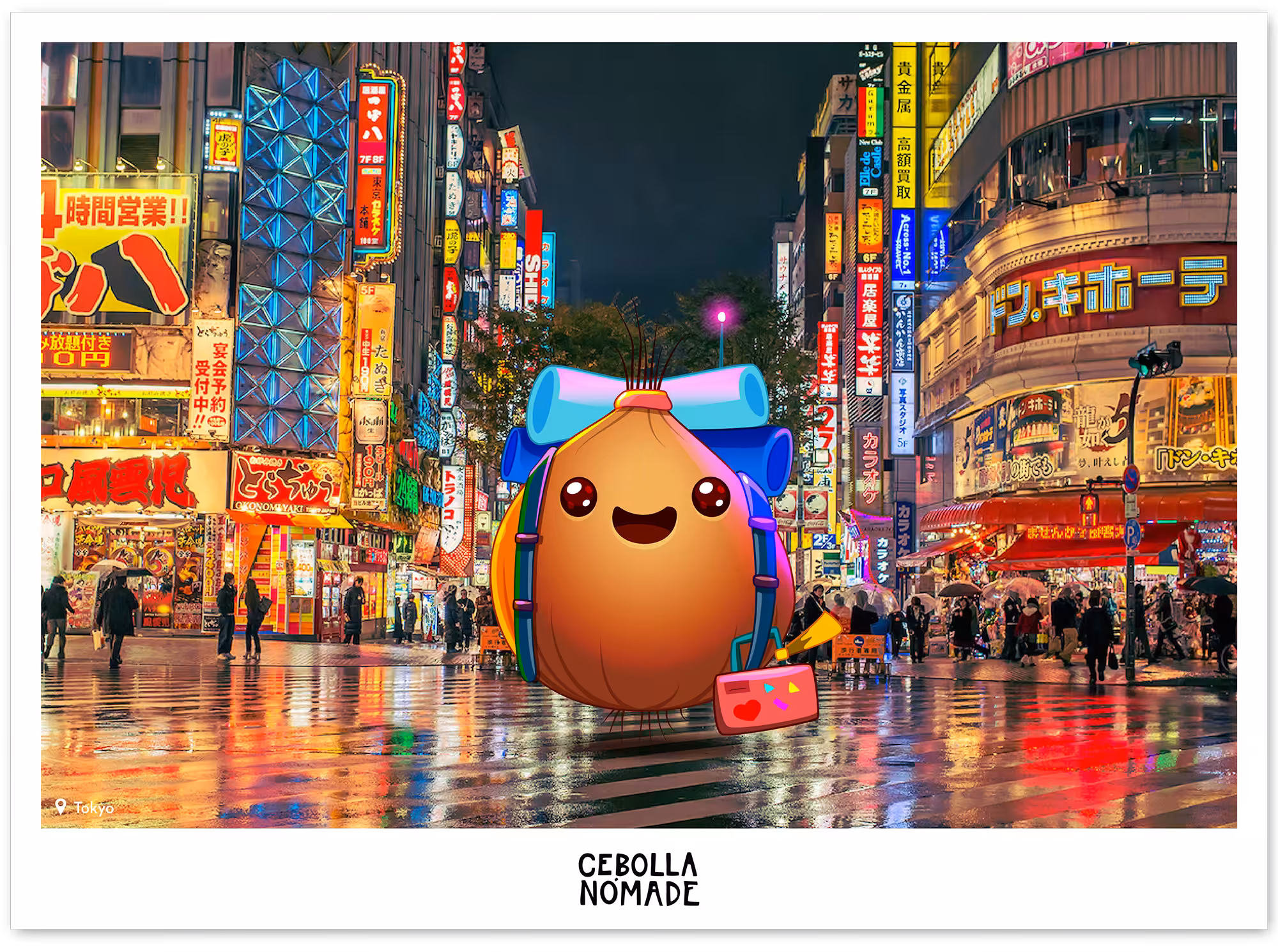 Nomad Onion Postcard #8 - Tokyo