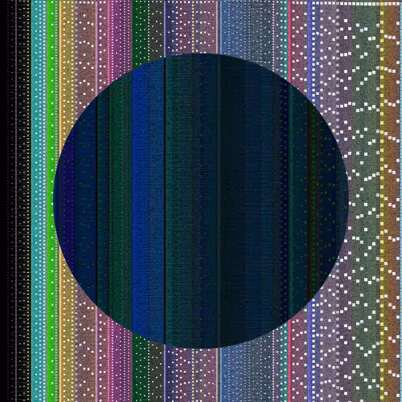Columns & circle #22