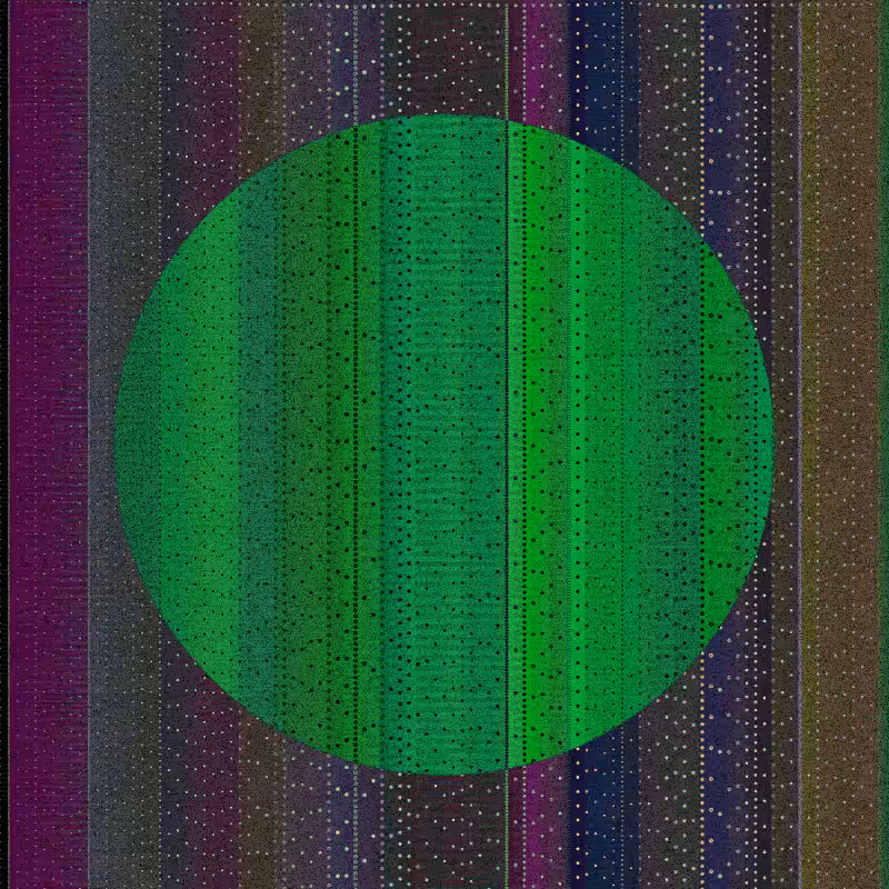 Columns & circle #15