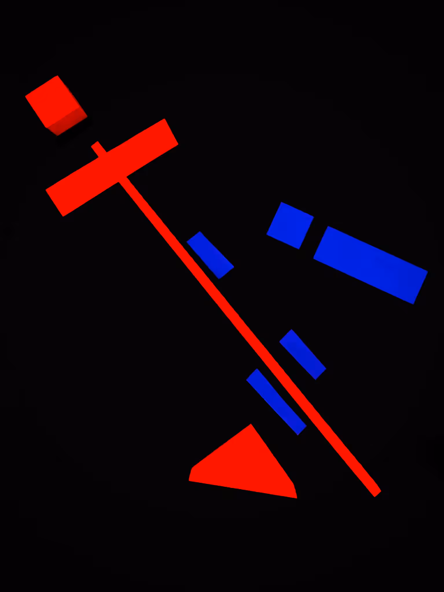 Supermatistic Red Balance