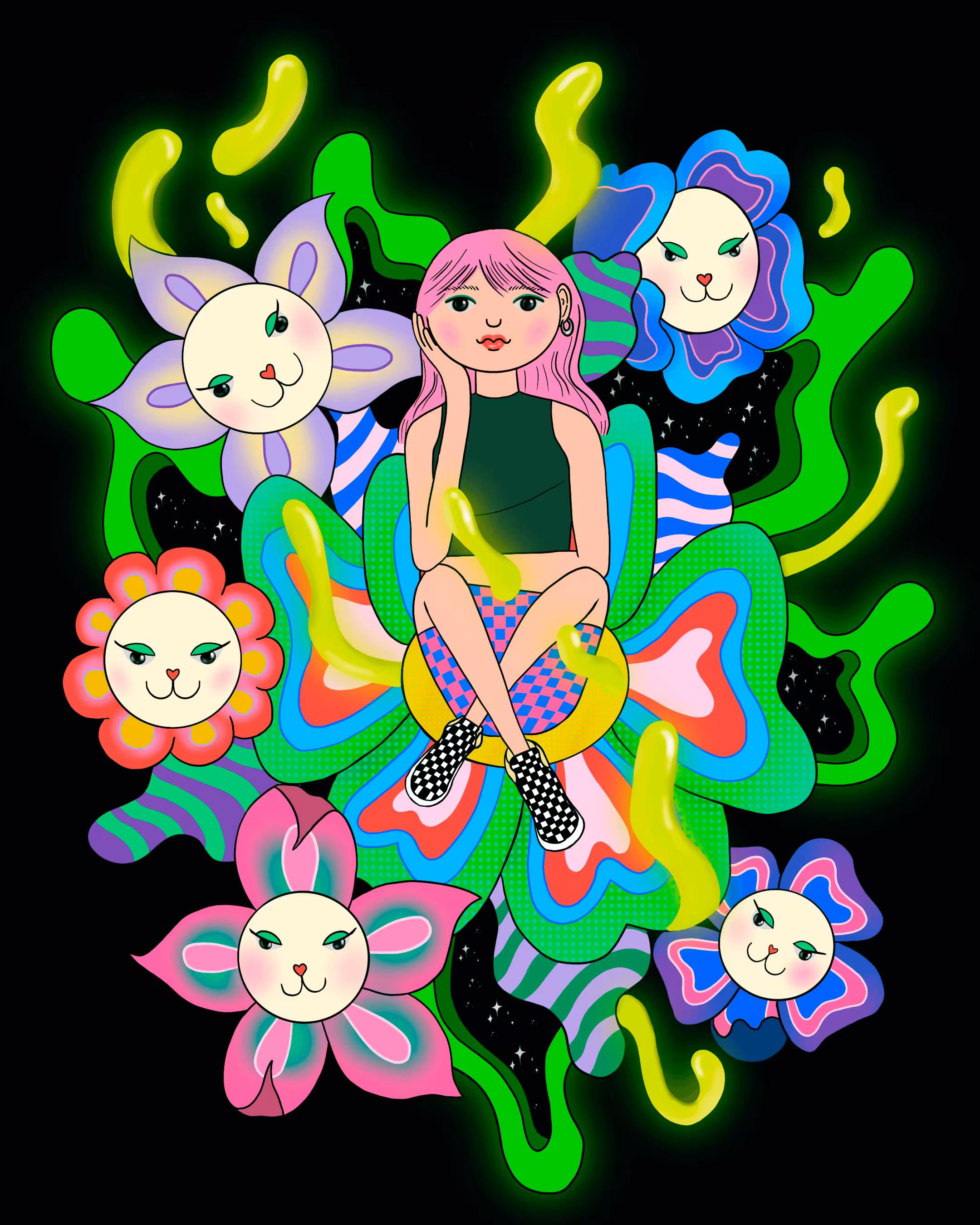 This garden is bloomed