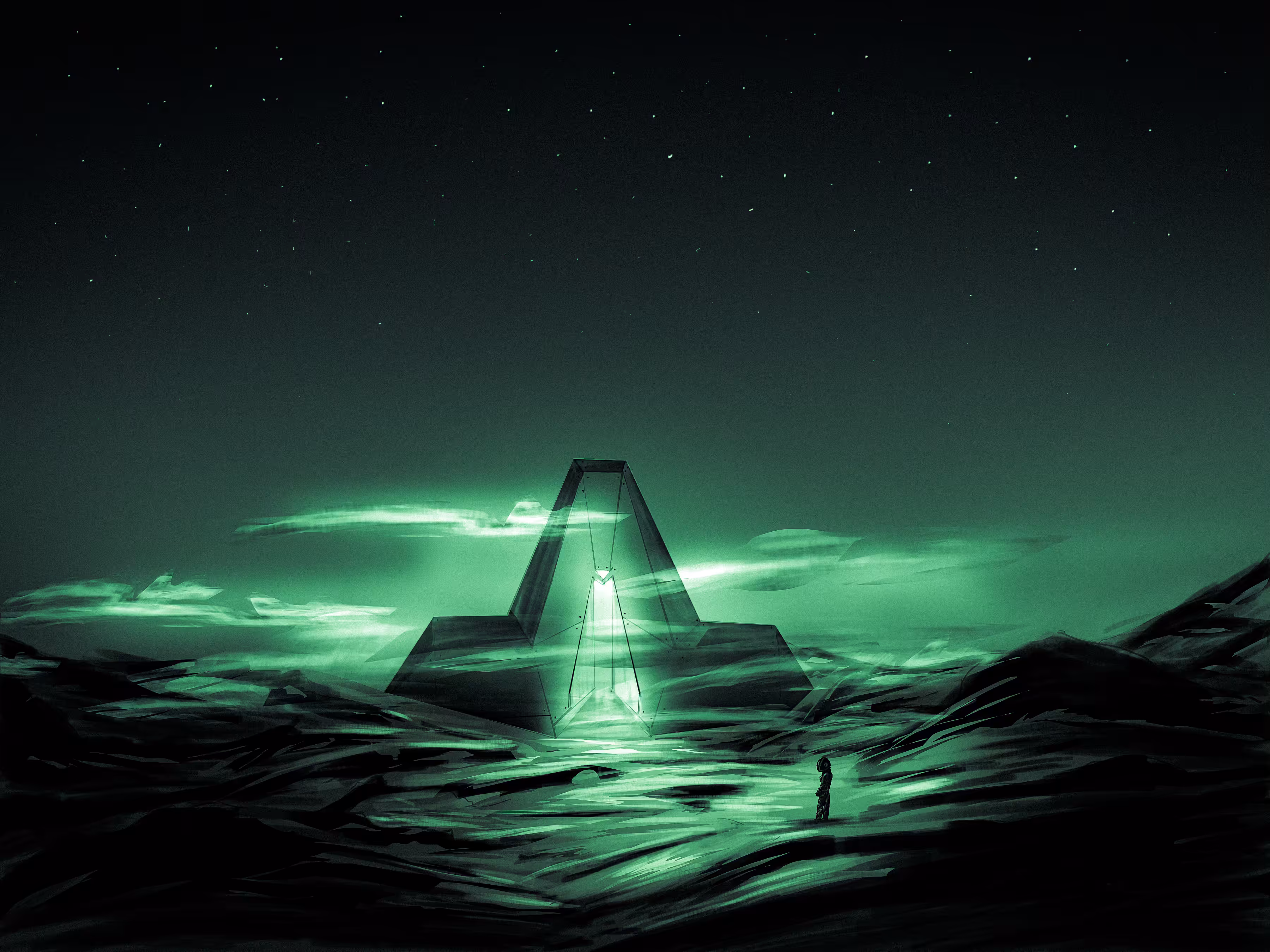 Alone in dark