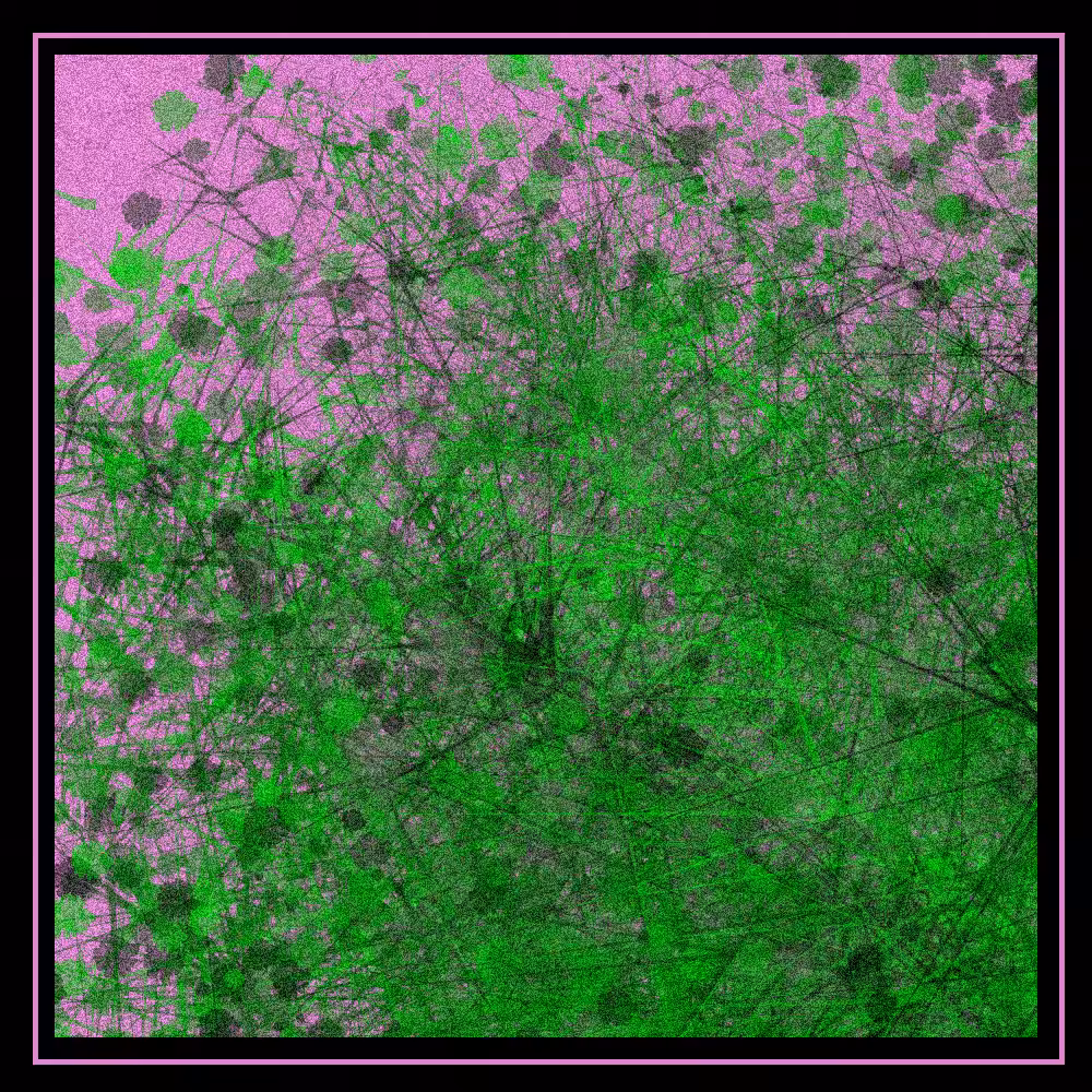 Abstract painting - vegetation #2