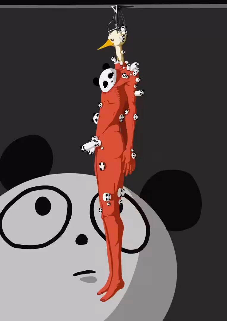 Hell duck factory: Panda infected duck #43