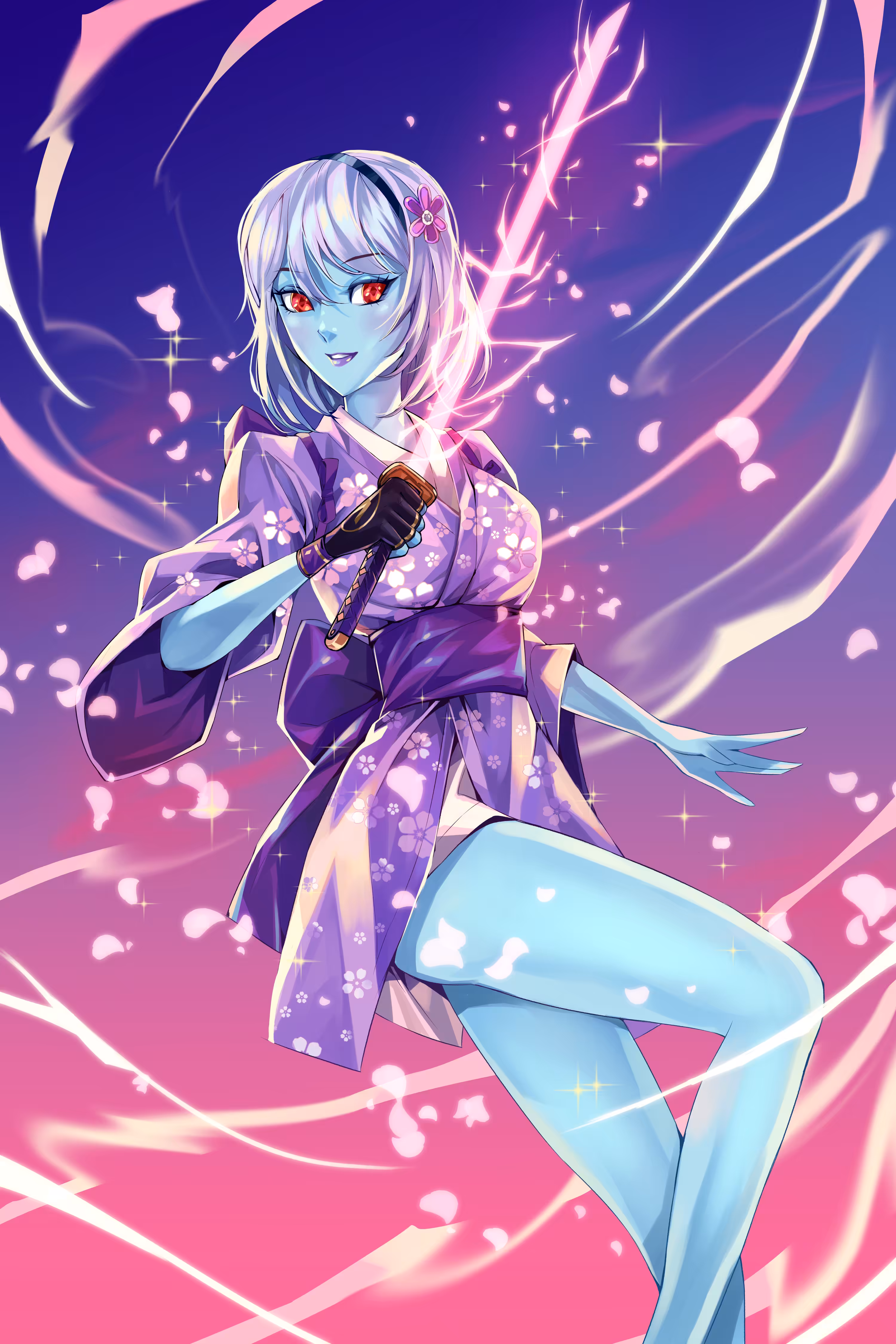 Purple Sakura - Azuki #8745