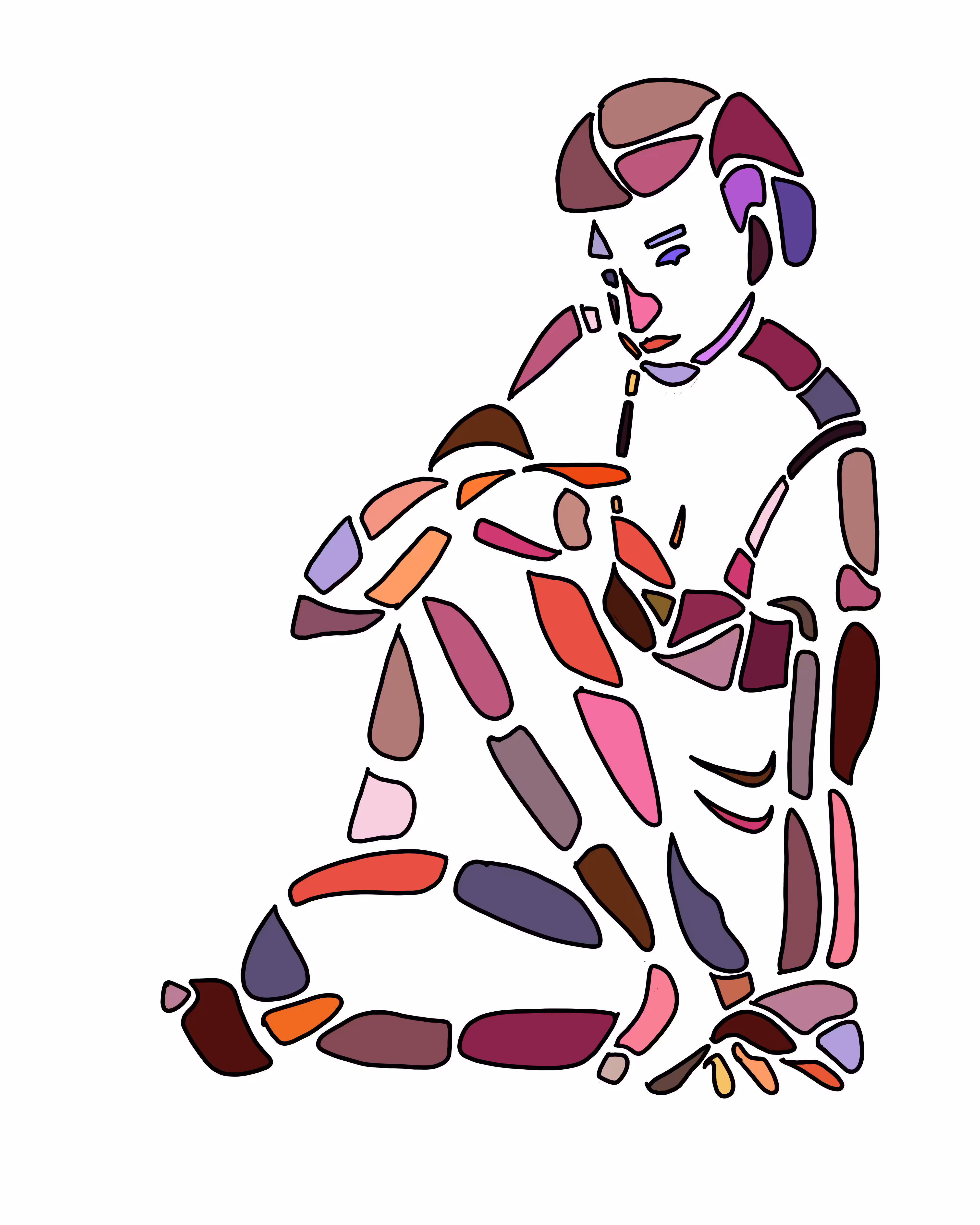 Shard Life Drawing Series No 4 of 8 