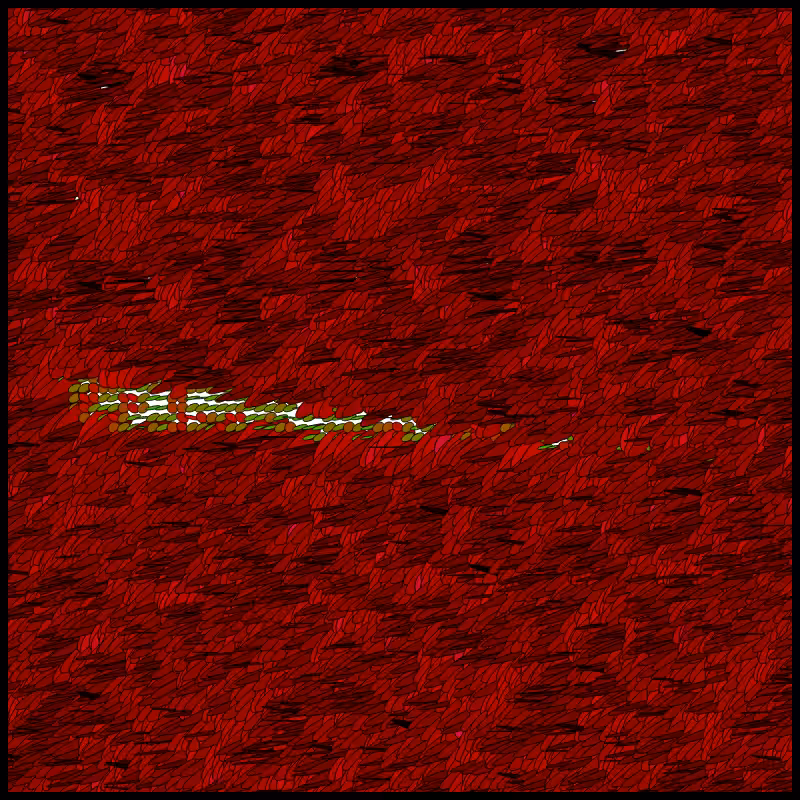 Flow Field Circles Triangle #14