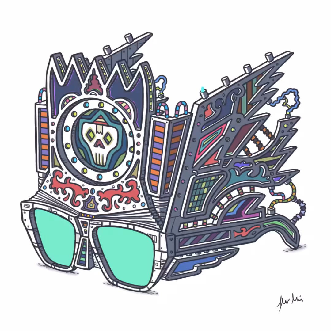 The Cool Glasses - 17: Festive Skull