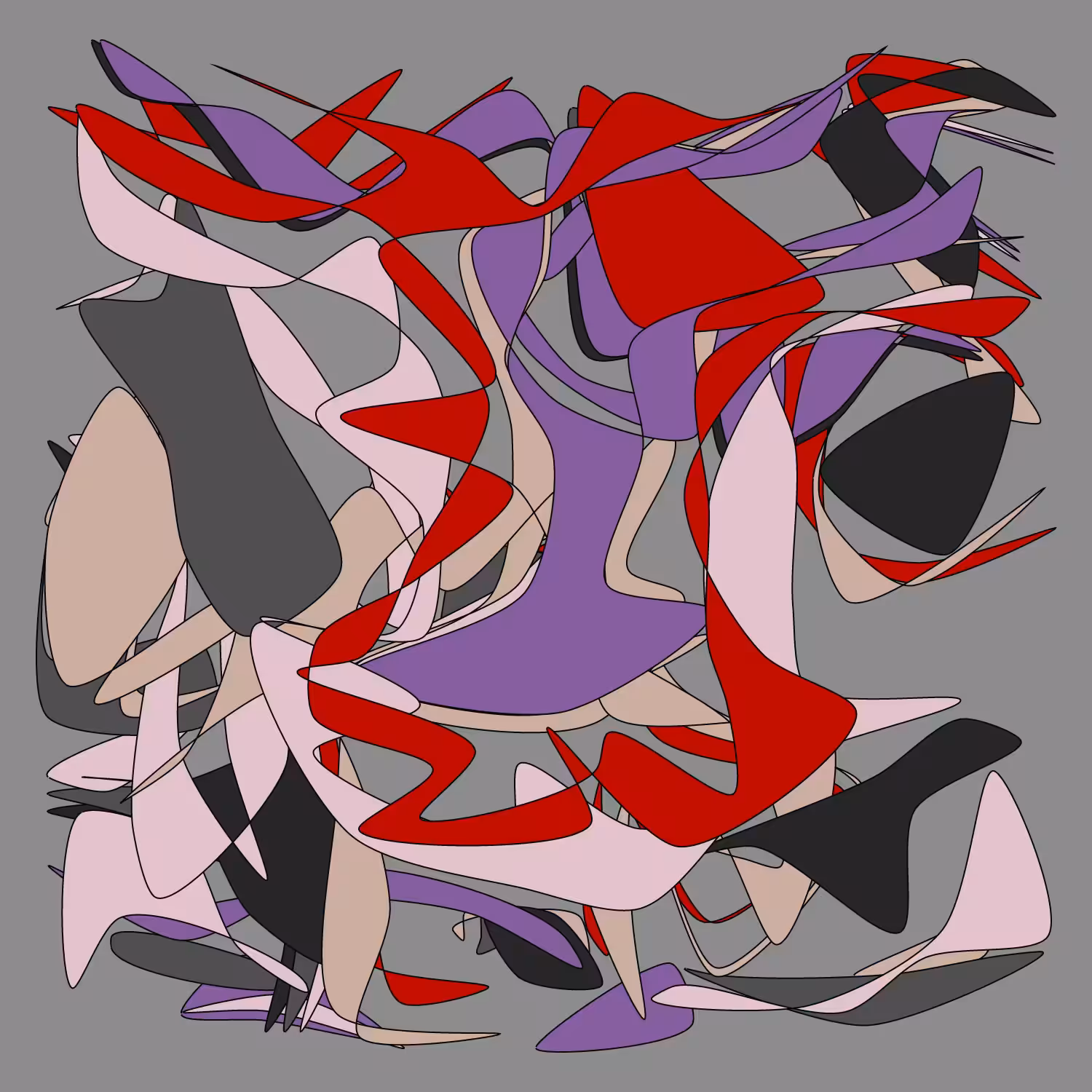 Geometric colorful shapes 2 (Free edition) #153