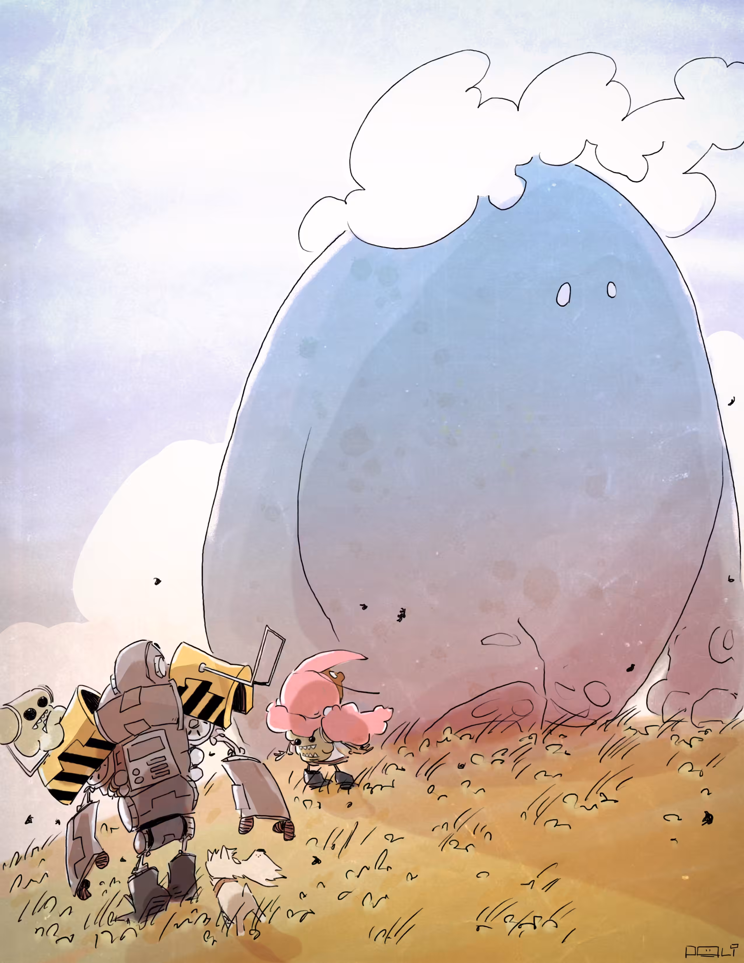 Young of the Clouded Giant