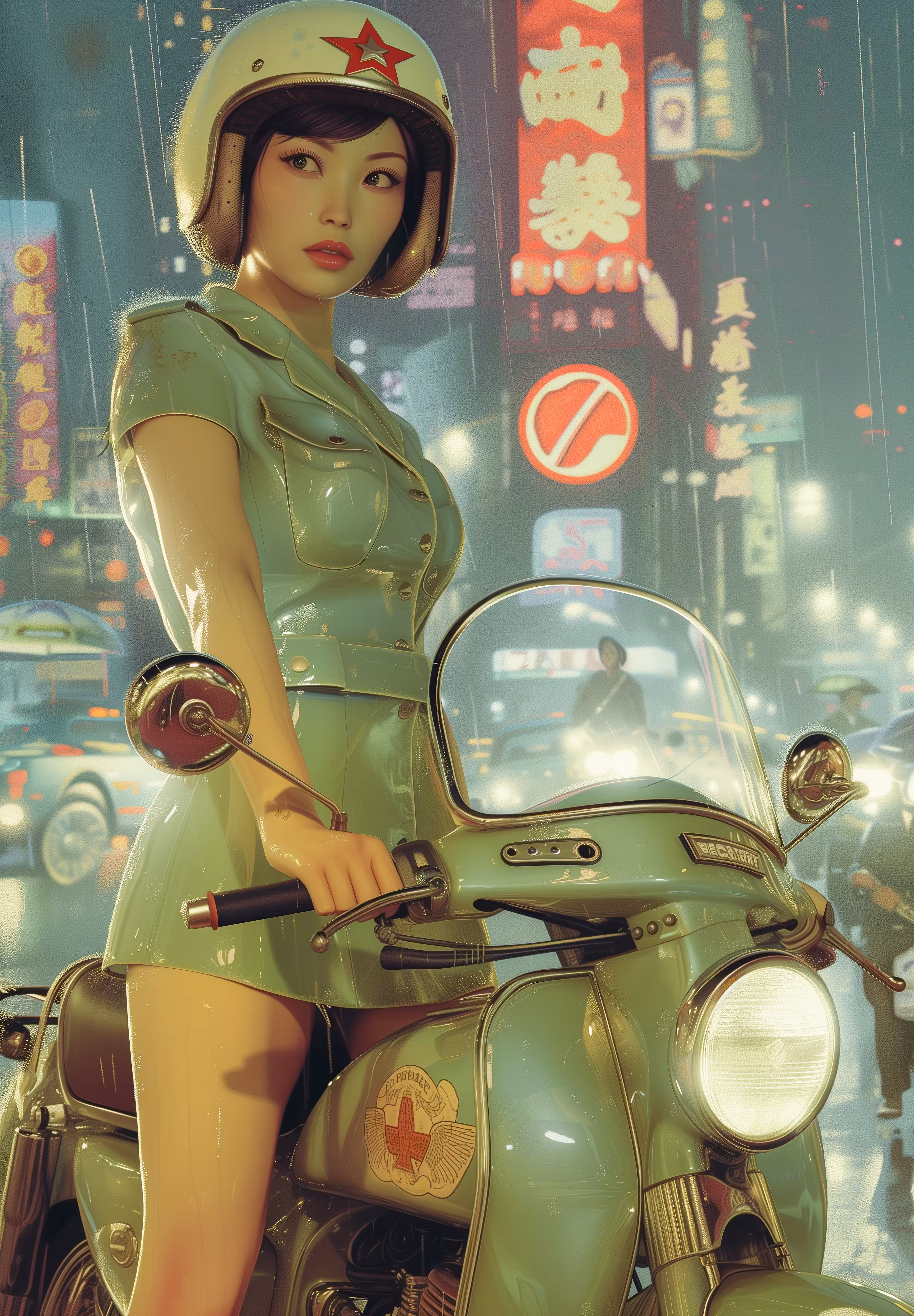 Military girl in Imaginary Saigon poster #1