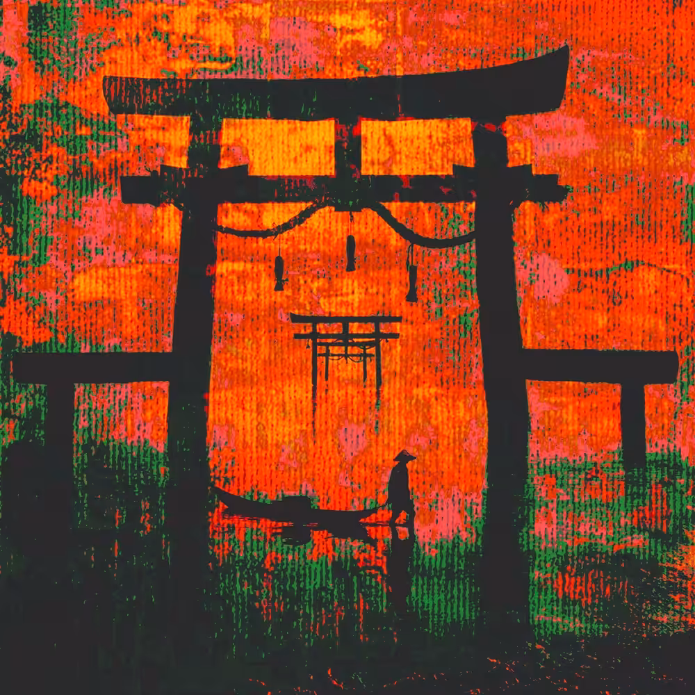 Torii Ariake's Scarlet Sea