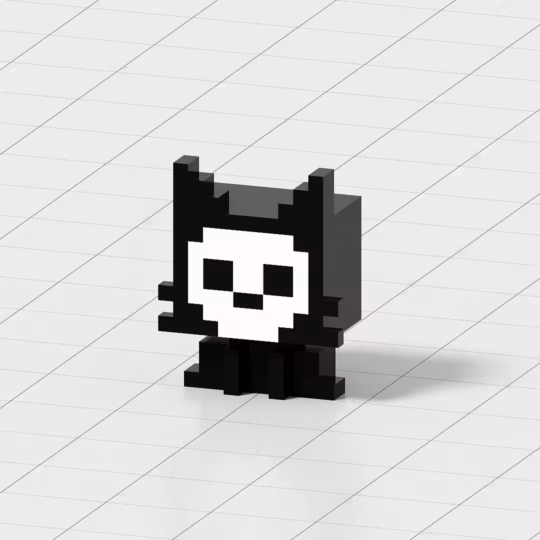 Crypto Voxel Cats #019