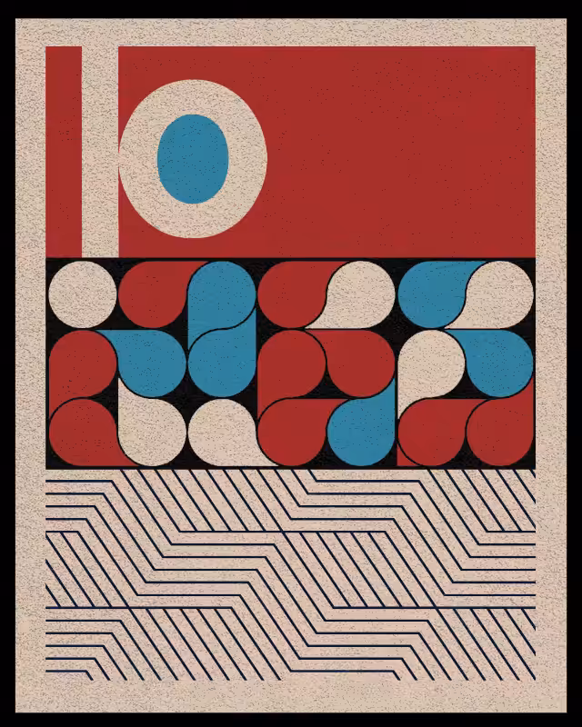 Bauhaus art #red #39