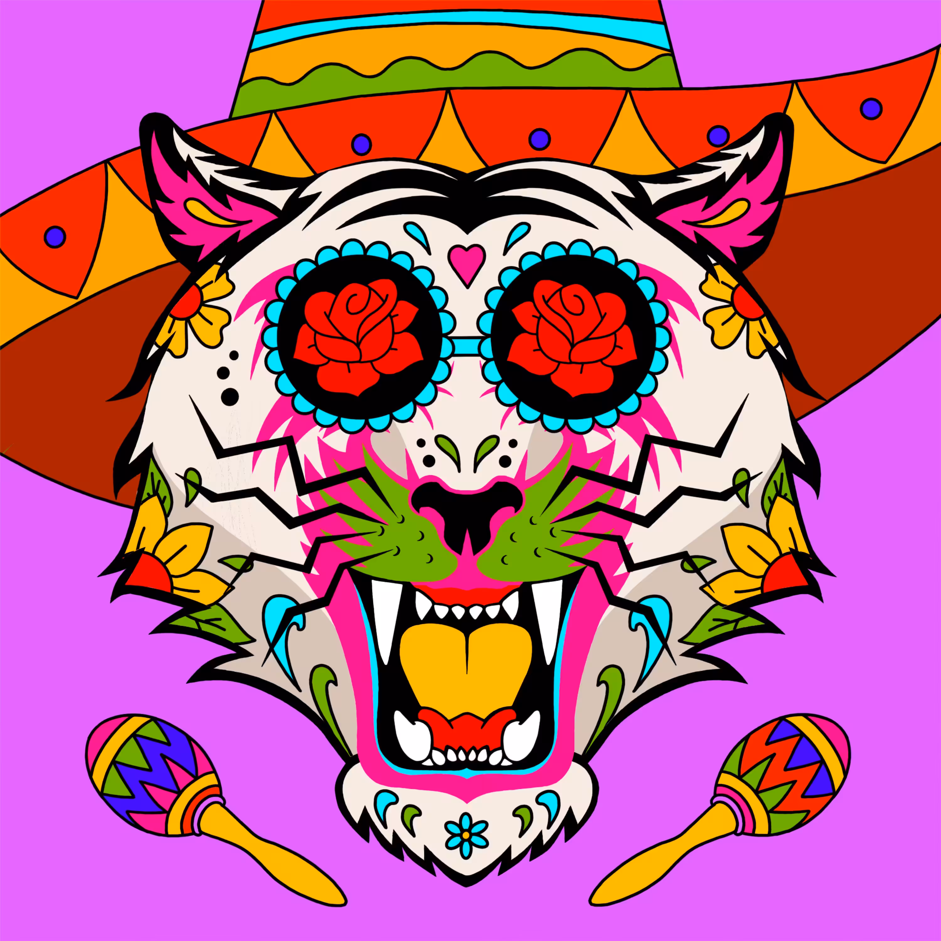 CRYPTO TIGER FACE #50