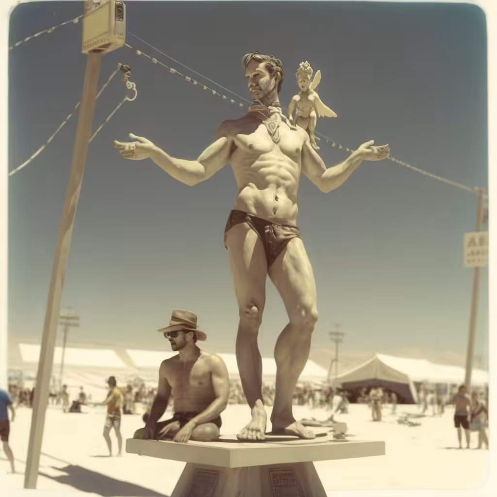 Ode to a Grecian Burning Man
