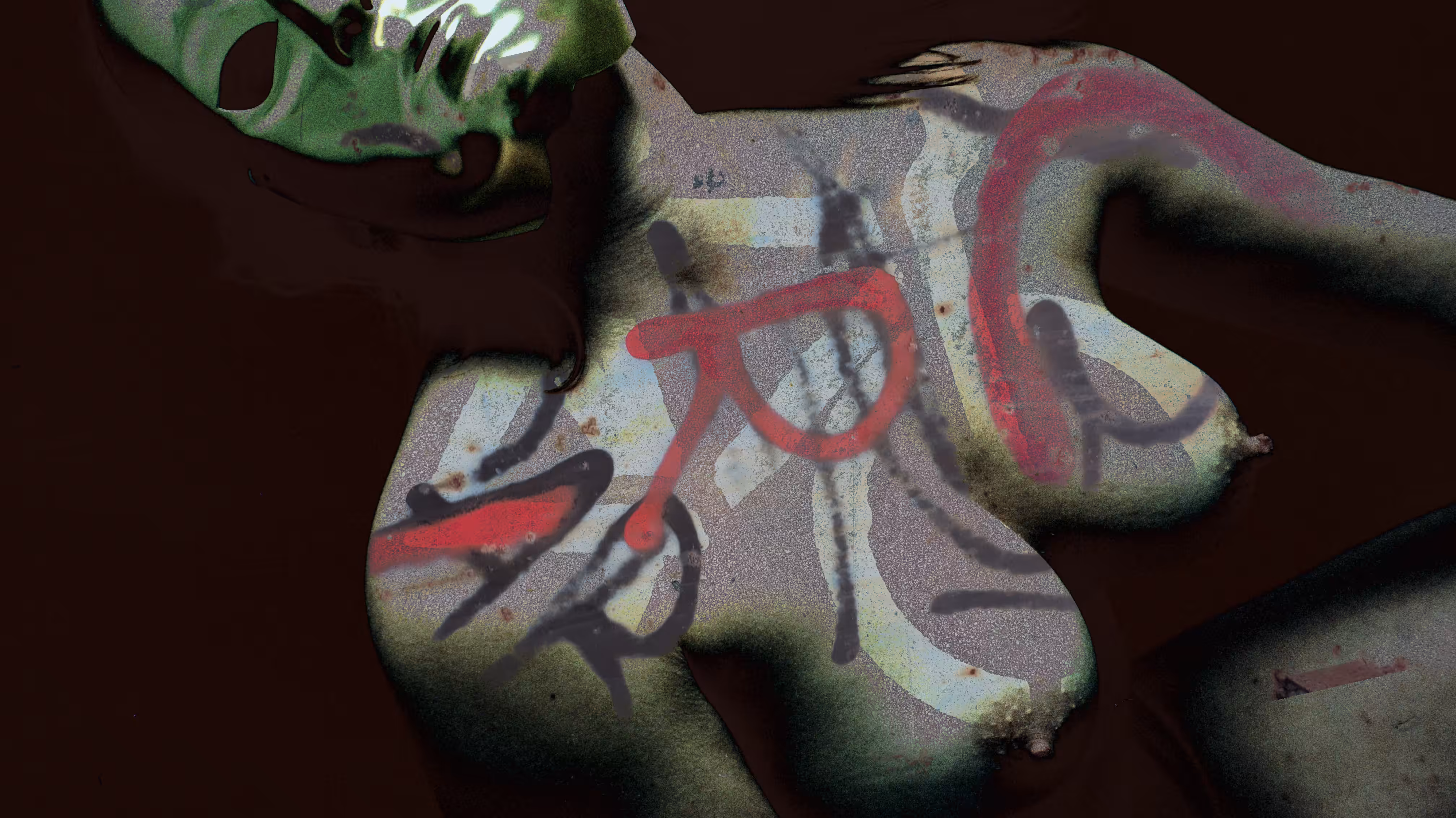 NUDE TEXTURES: Echo of Flesh and Graffiti