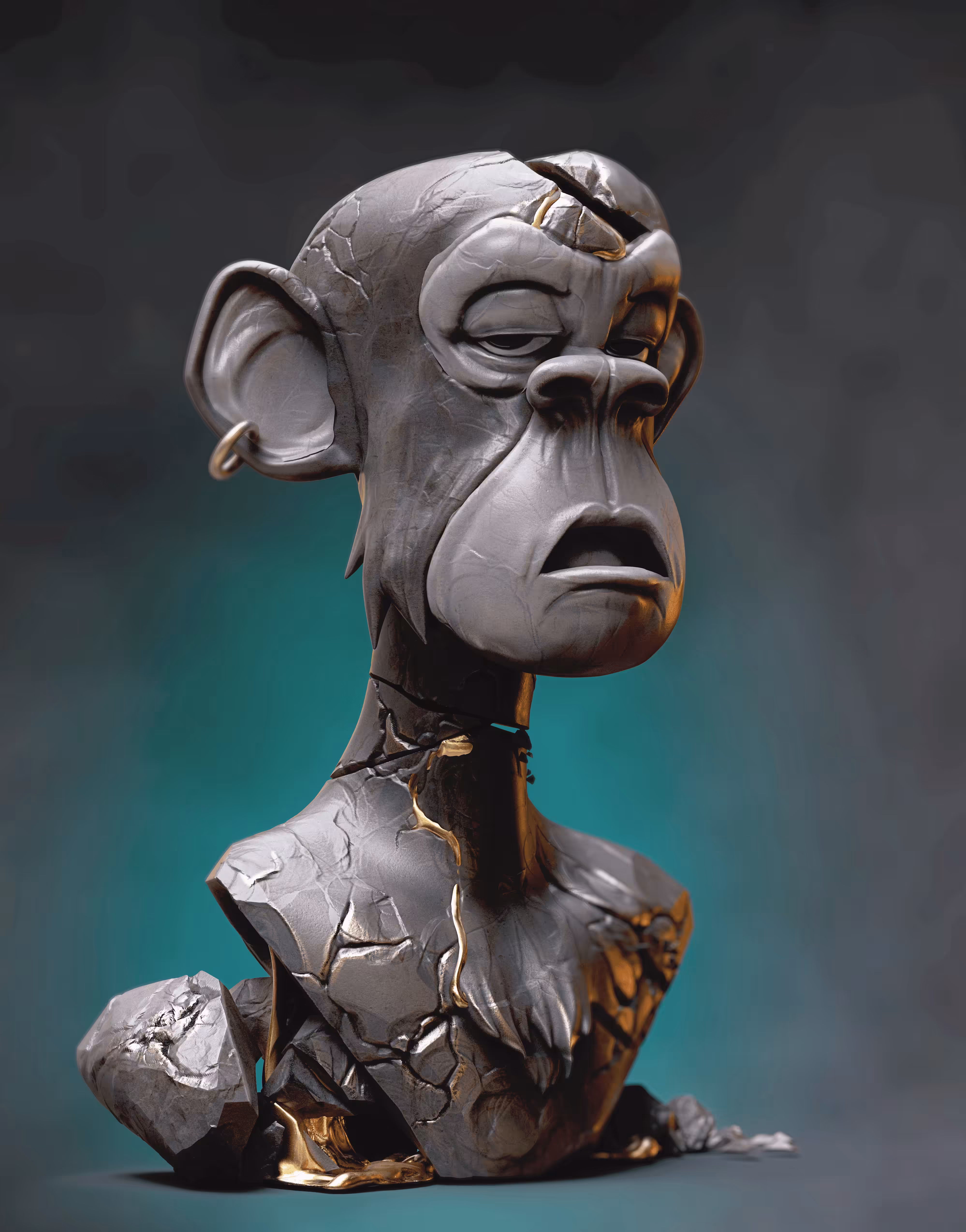Bored Ape Set in Stone, Special Edition #17