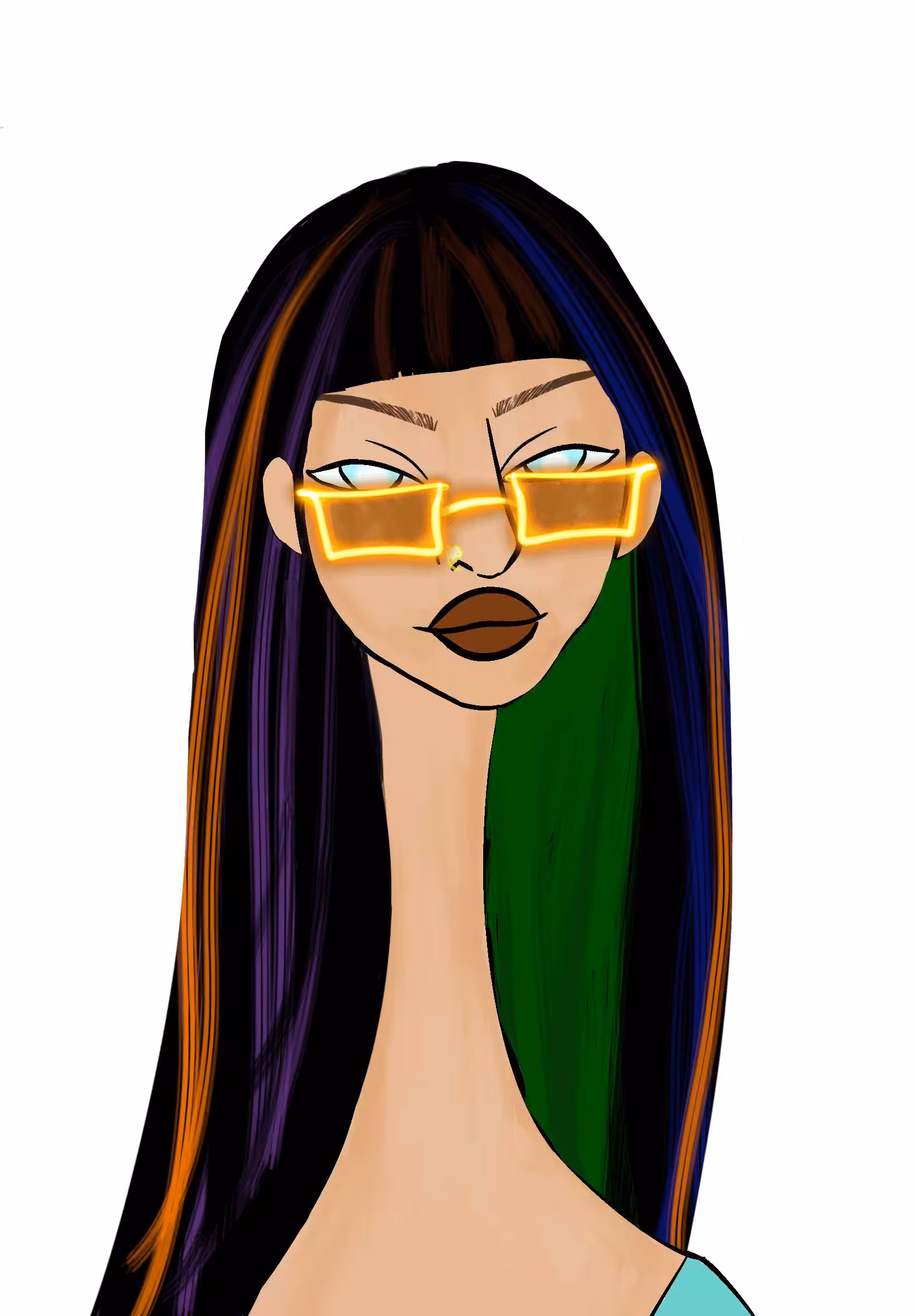 Long Neckie Ladies: Long Neckie Lady #3070