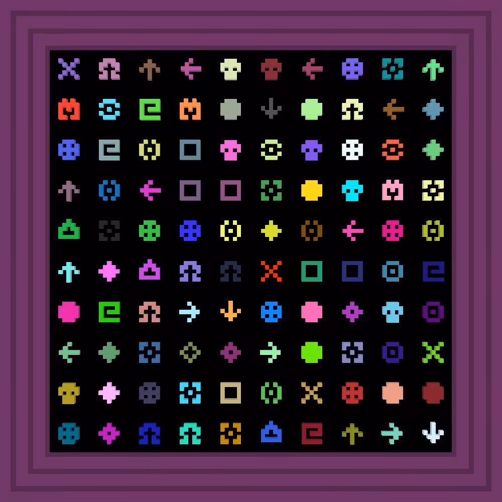 hello art friends :: Procedural Symbols #74/1000