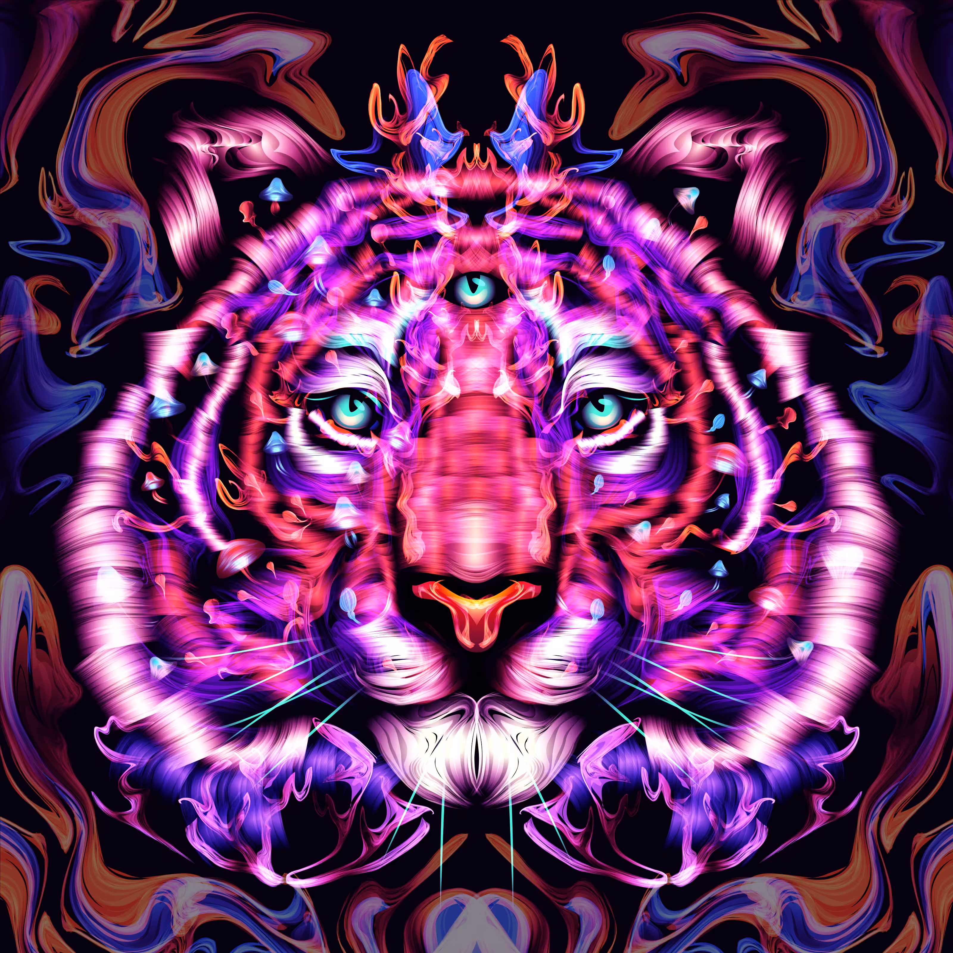 Psychedelic Tiger