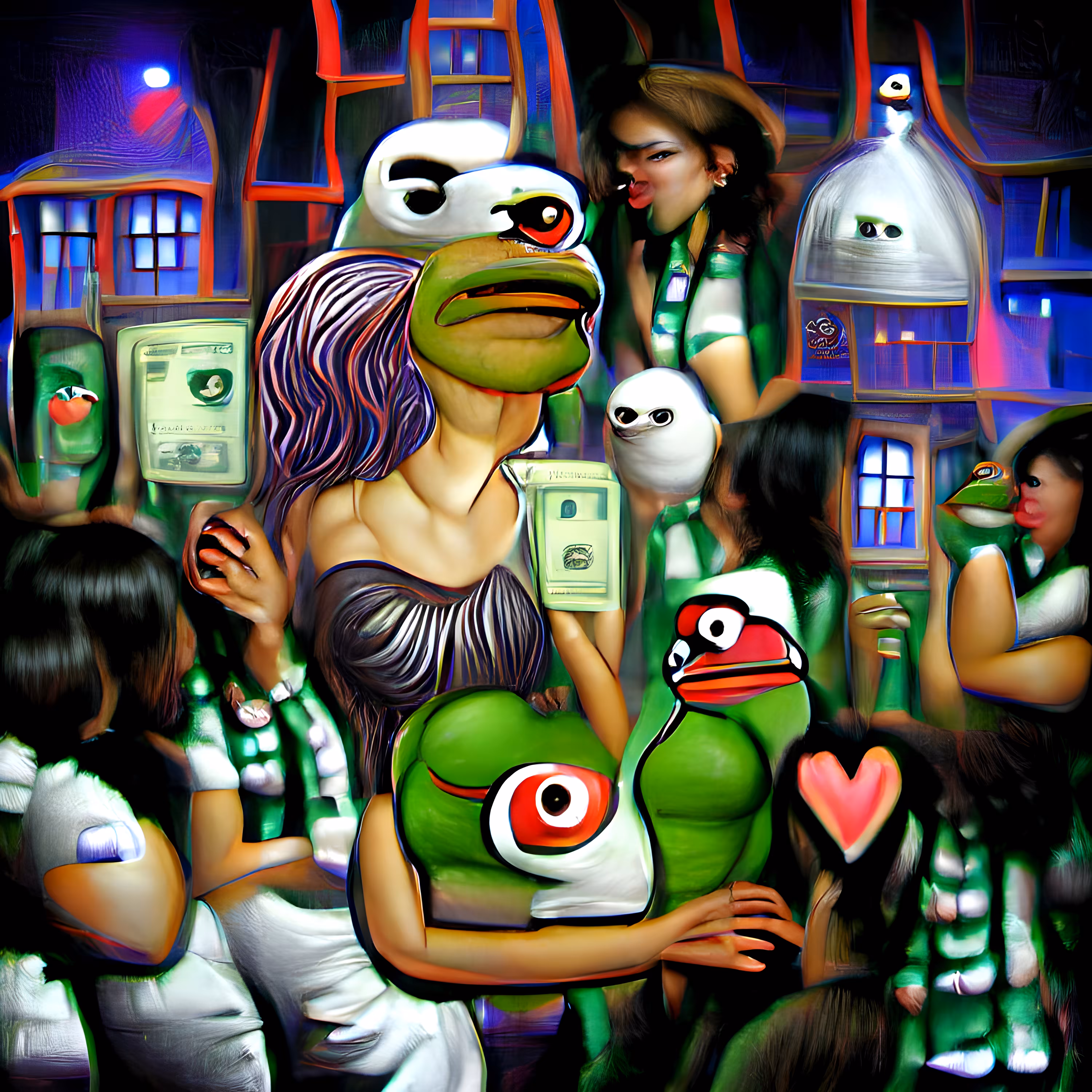 Pepe Gone Clubbing