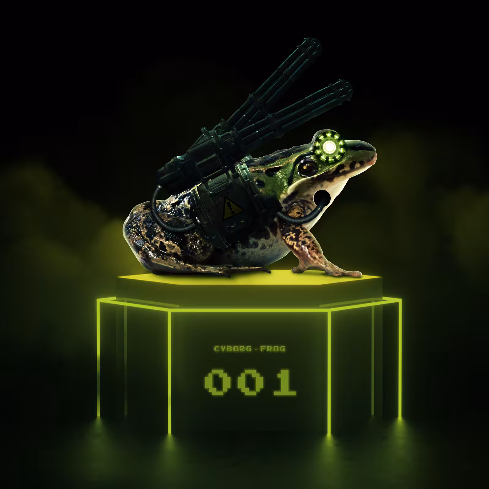 Cyborg Frog #001