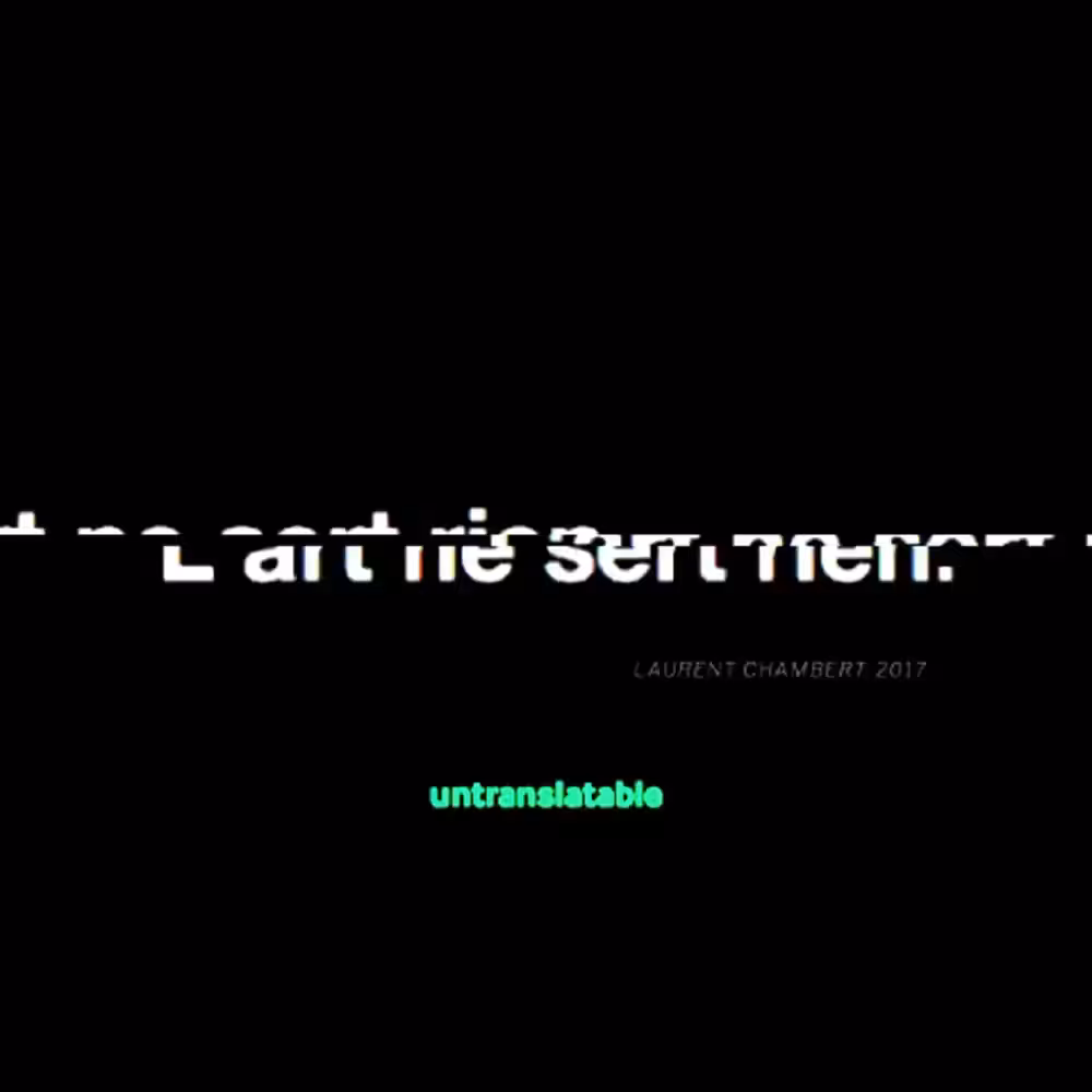 untranslatable