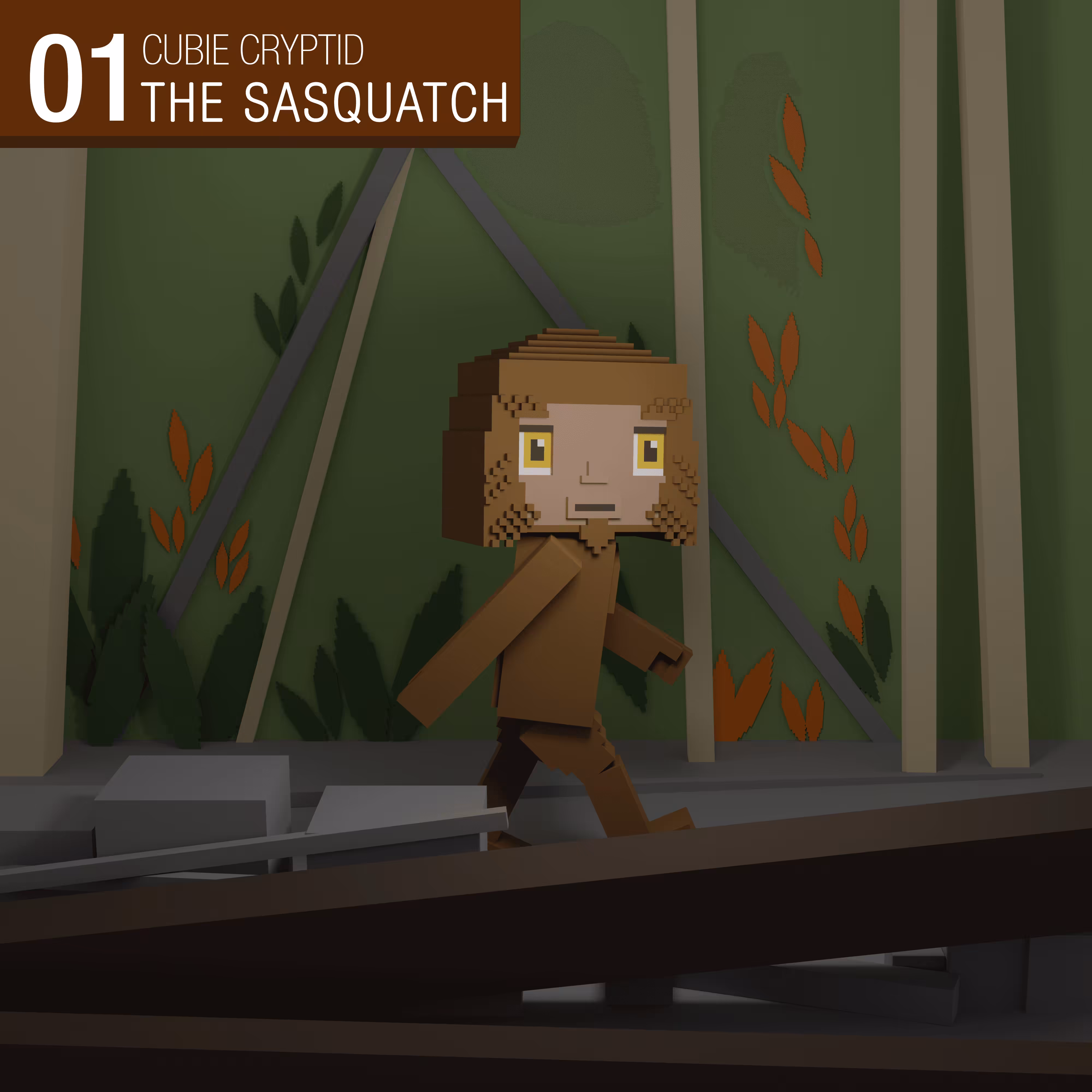 Cubie Cryptid 01: The Sasquatch
