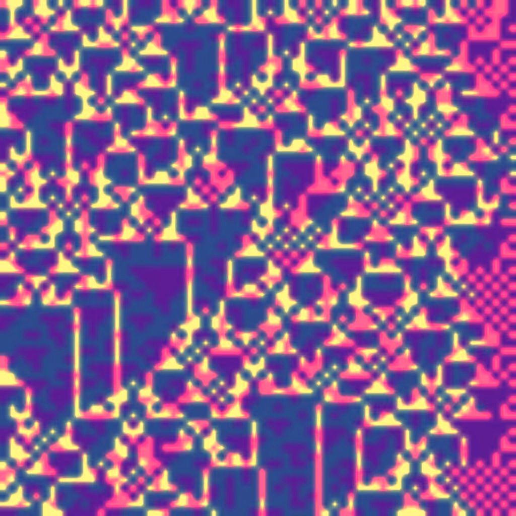 Blending Neighbors Cellular Automata #12
