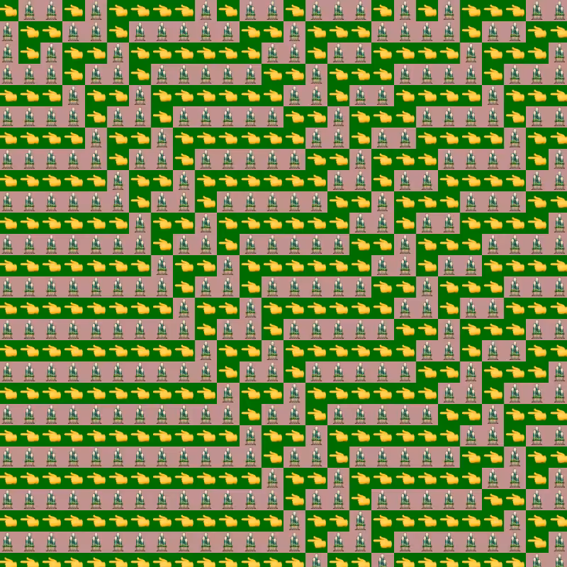 Elementary Cellular Emoji Automata #449