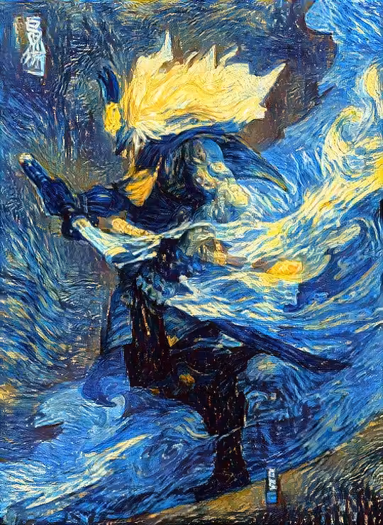Bored Starry Night Samurai Club #9