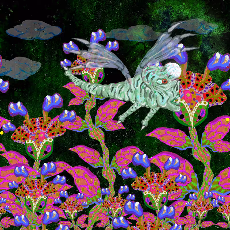 Fireflies and Flower Gardens #61