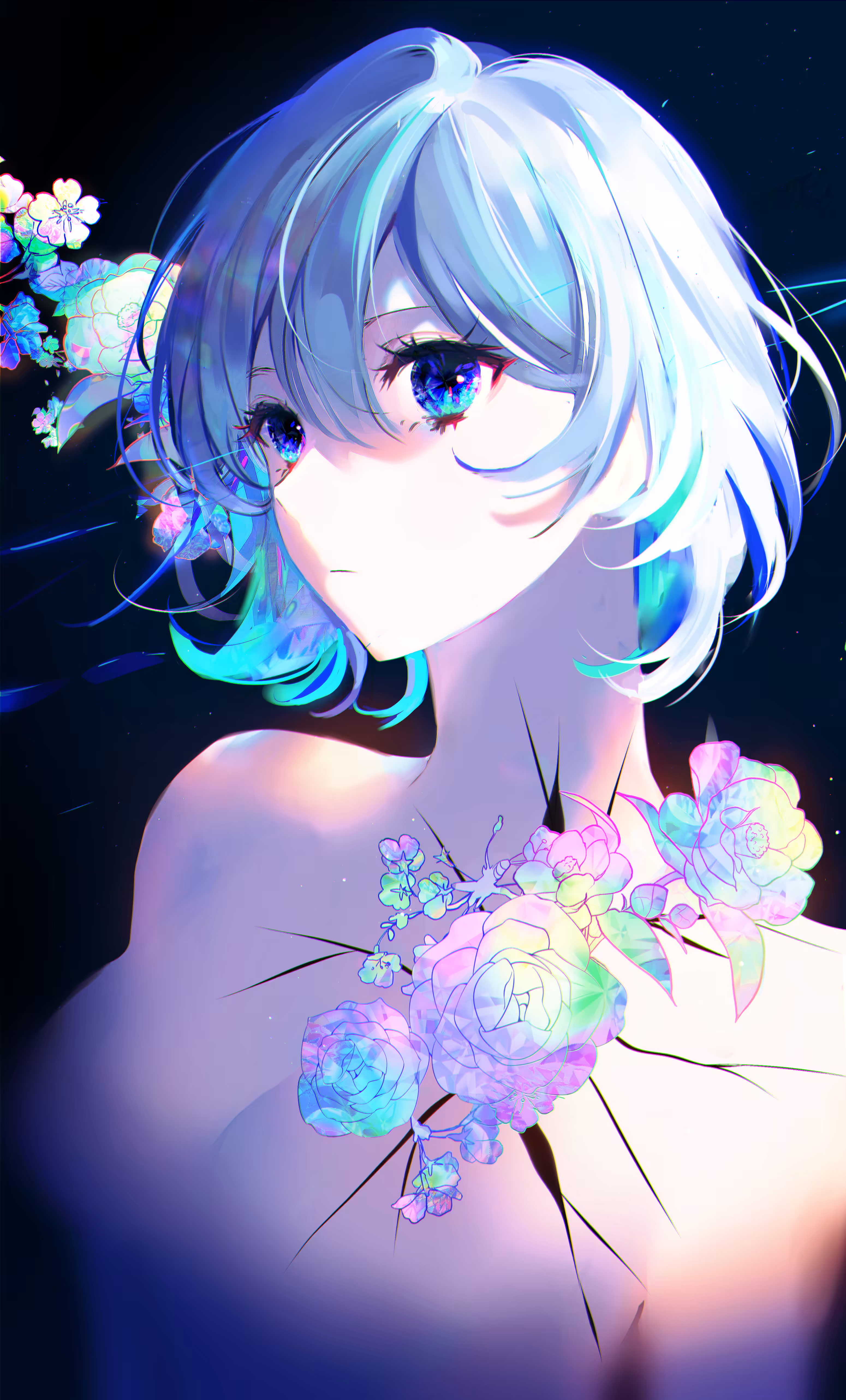 Hologram girl
