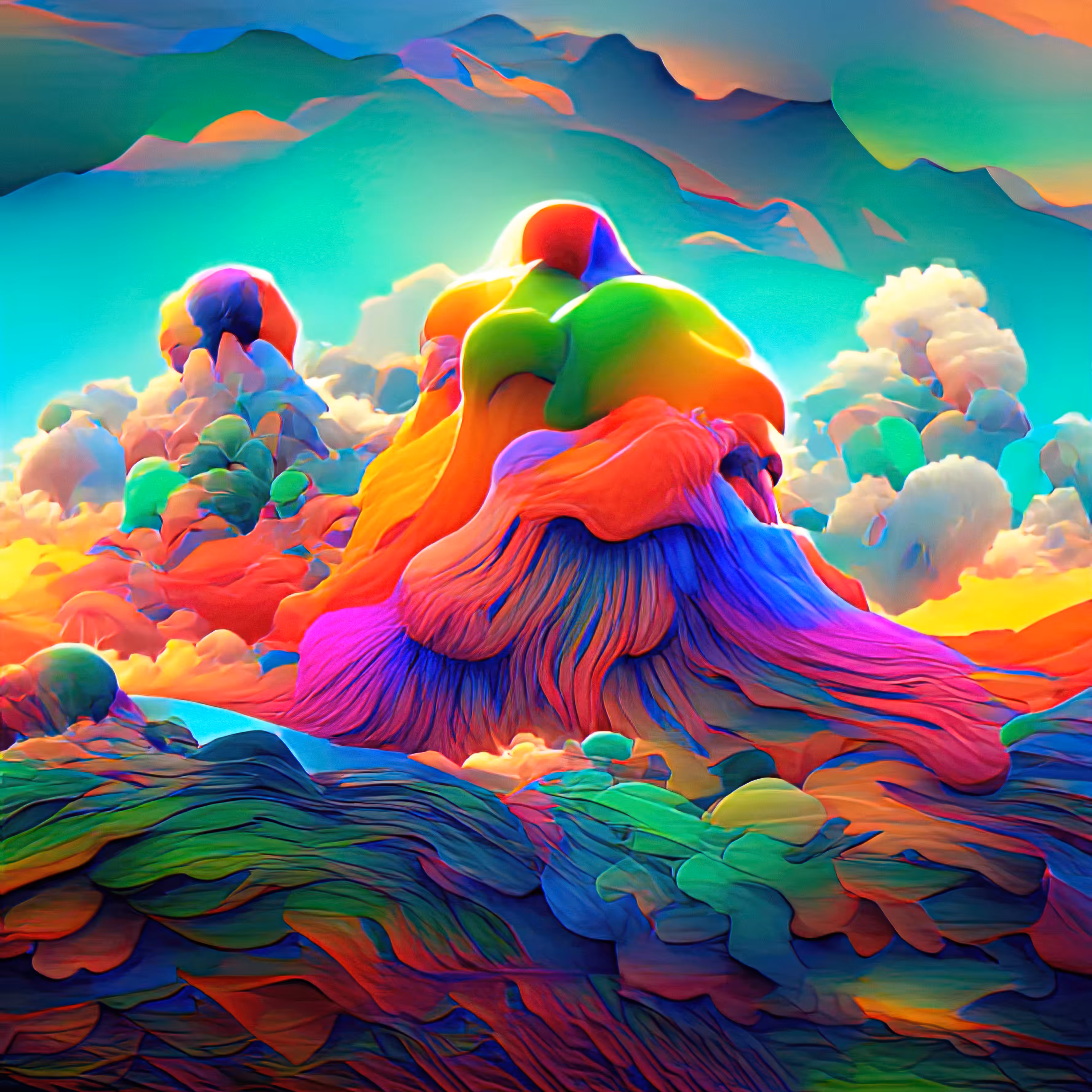 Flowing Peak (Psychedelia: Landscapes)