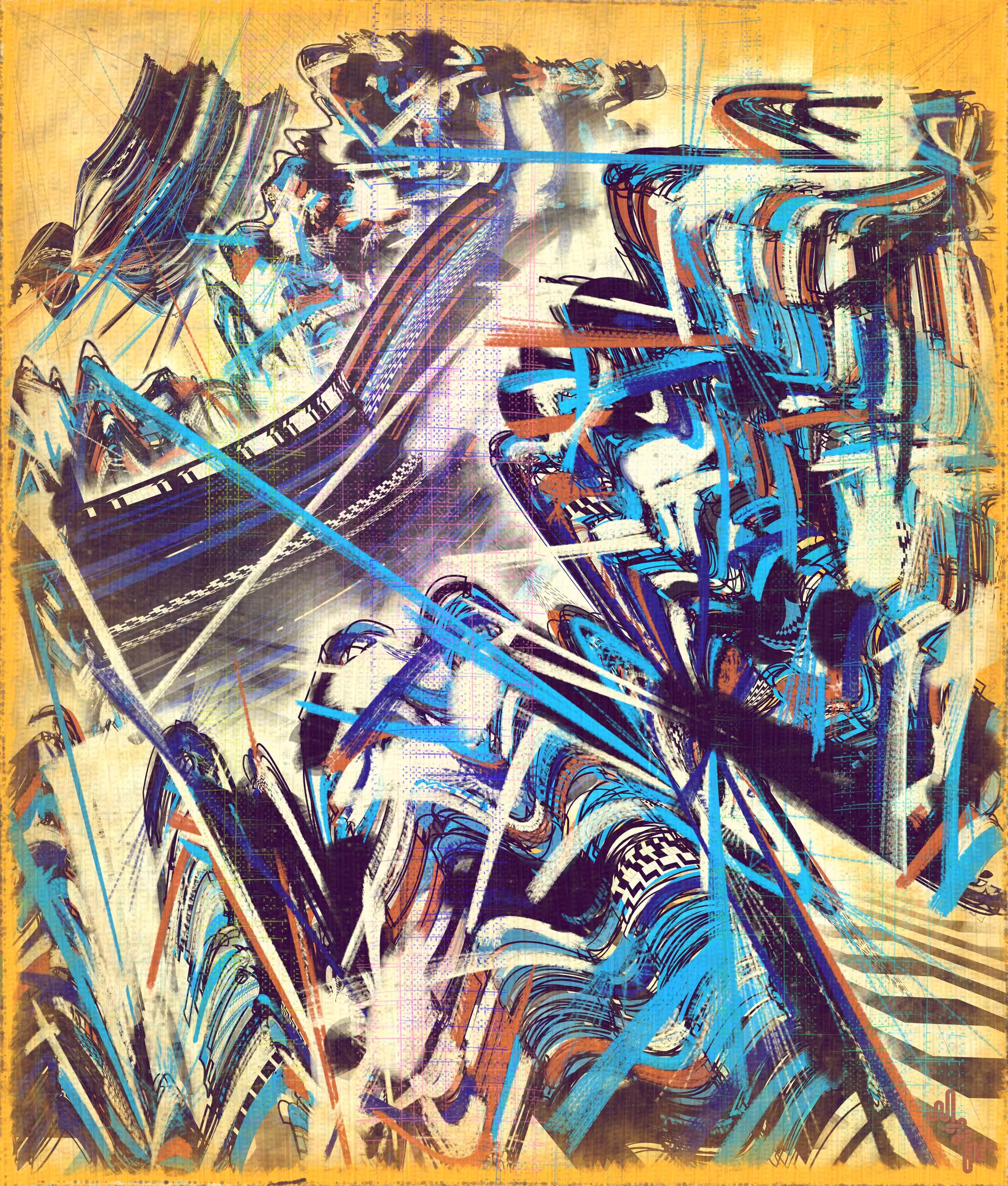 Amplitudes of Canvas #123