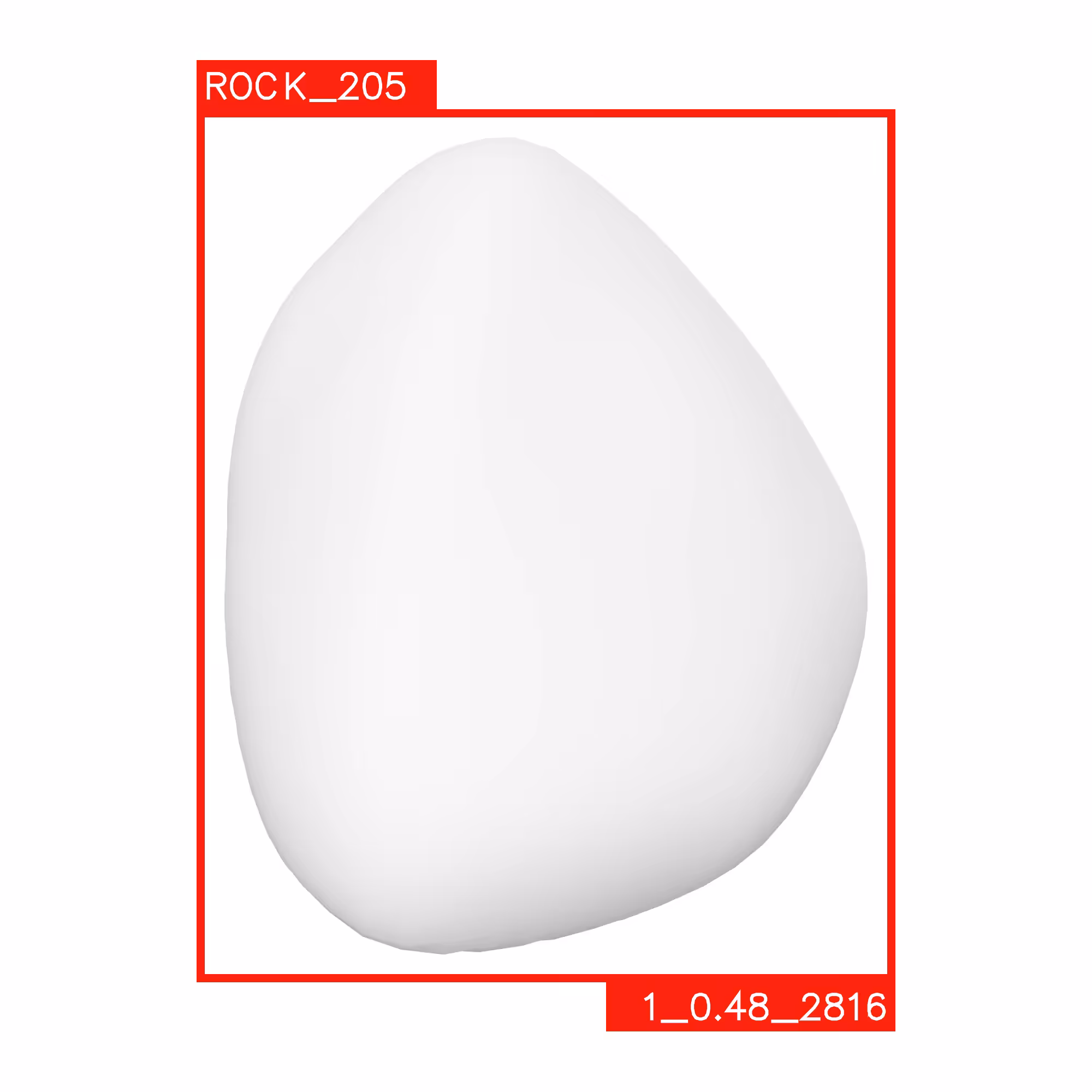 UNSHADED ROCKS: ROCK 205