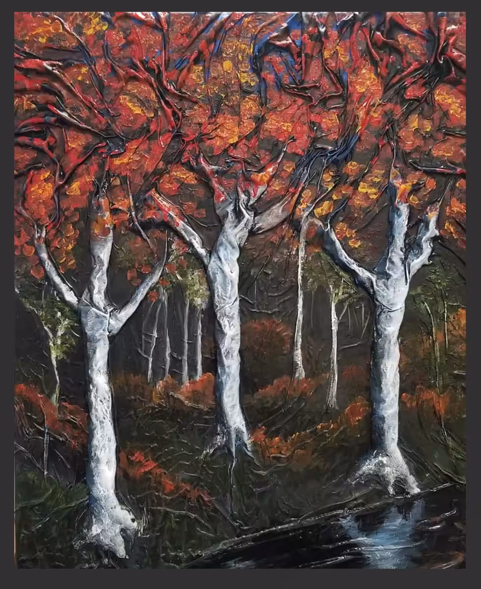 Figurative: Autumn diptych left
